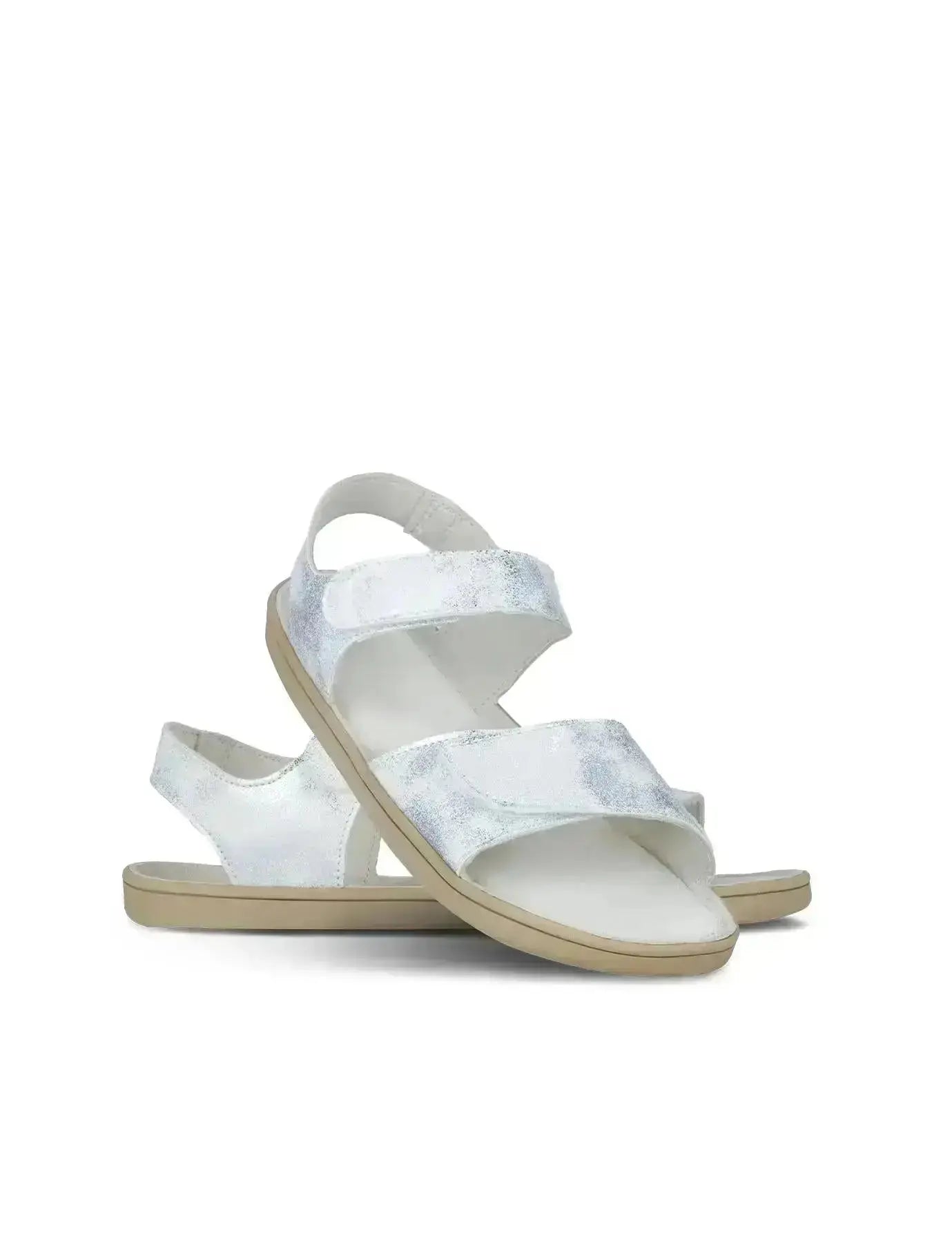 Be Lenka Kids - Miami Junior Blanc Cassé Scintillant - Sandales minimalistes