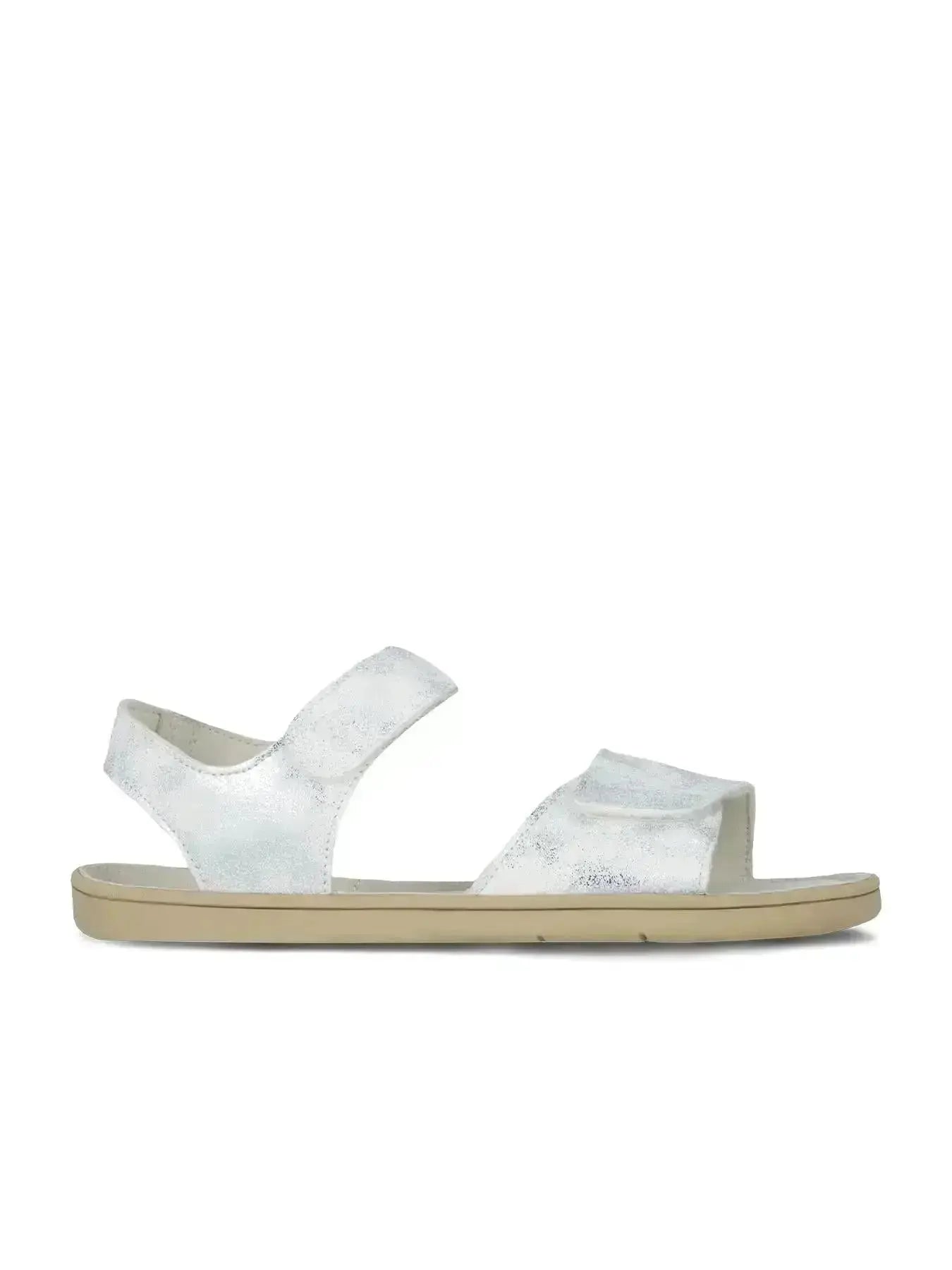 Be Lenka Kids - Miami Off White Sparkle - Sandalias barefoot infantiles blanco