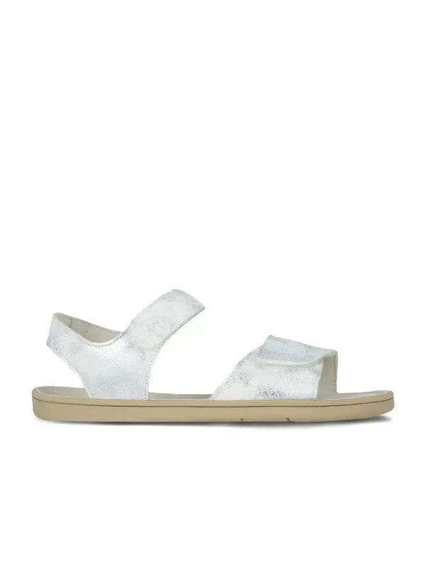 Be Lenka Kids - Miami Off White Sparkle - Sandalias barefoot infantiles blanco