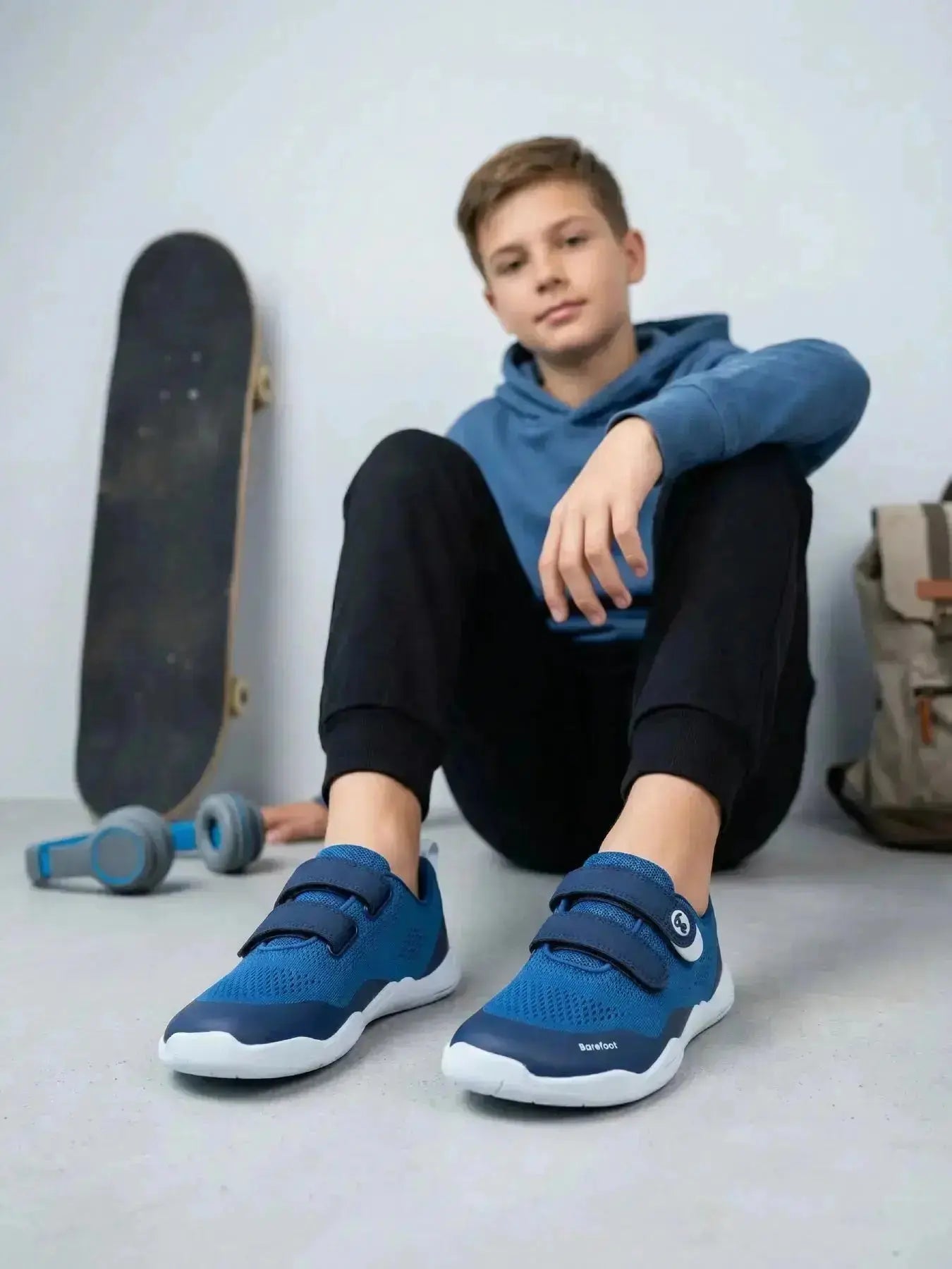 Be Lenka Kids - Nubo Junior Bleu - Chaussures barefoot