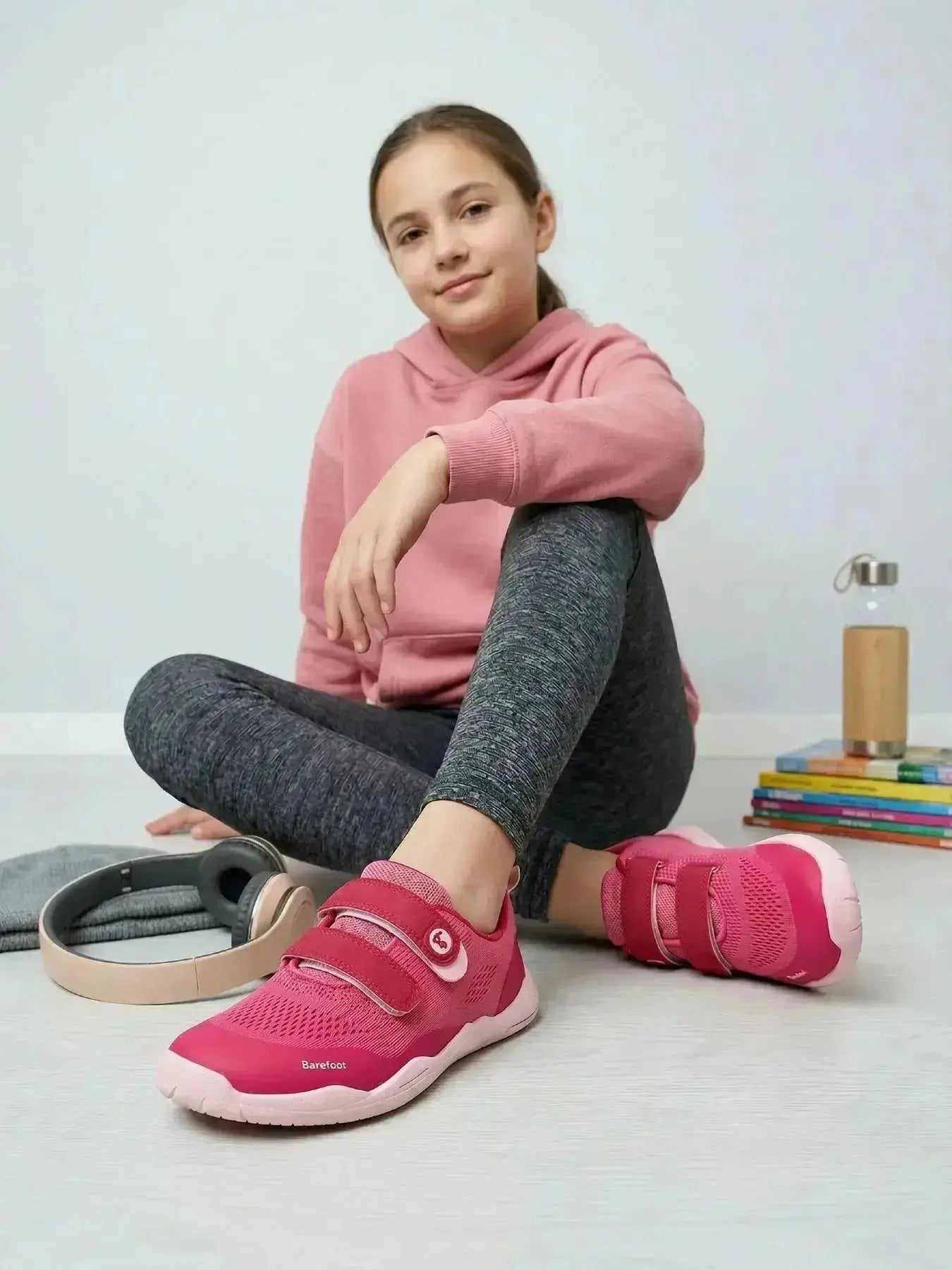 Be Lenka Kids - Nubo Junior Pink - Zapatillas barefoot