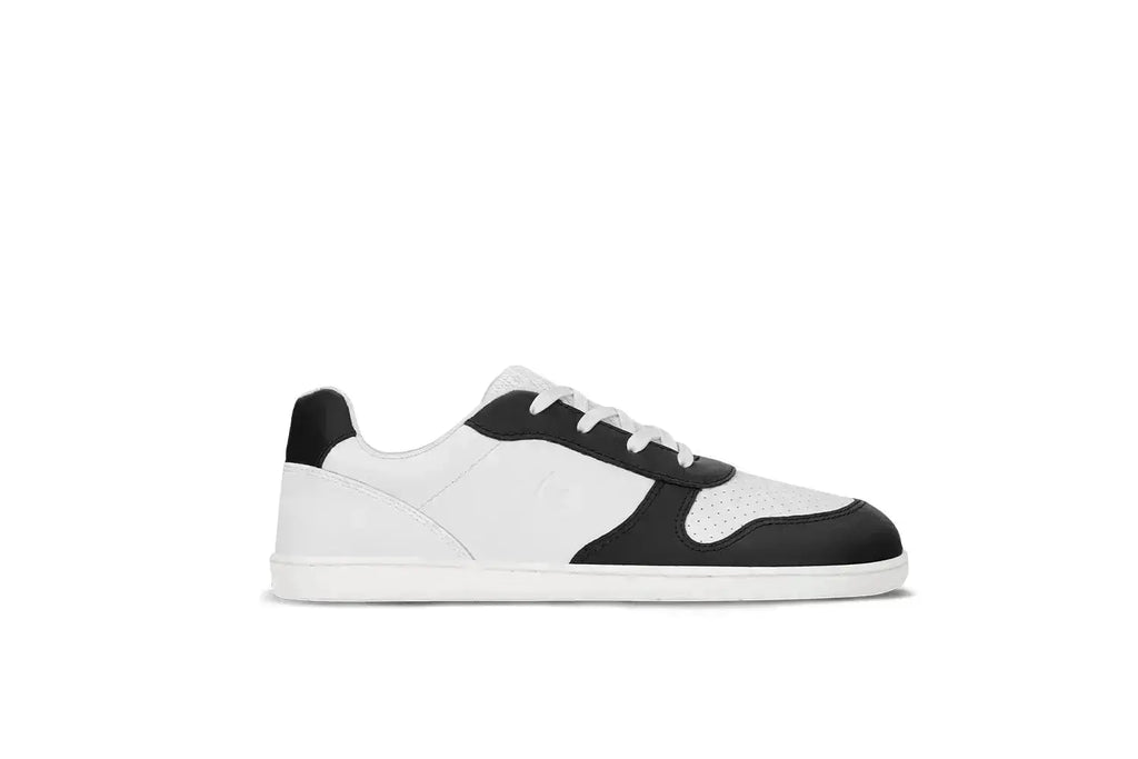Be Lenka Kids - Scoot Junior White & Black - Zapatillas barefoot infantiles blanco y negro