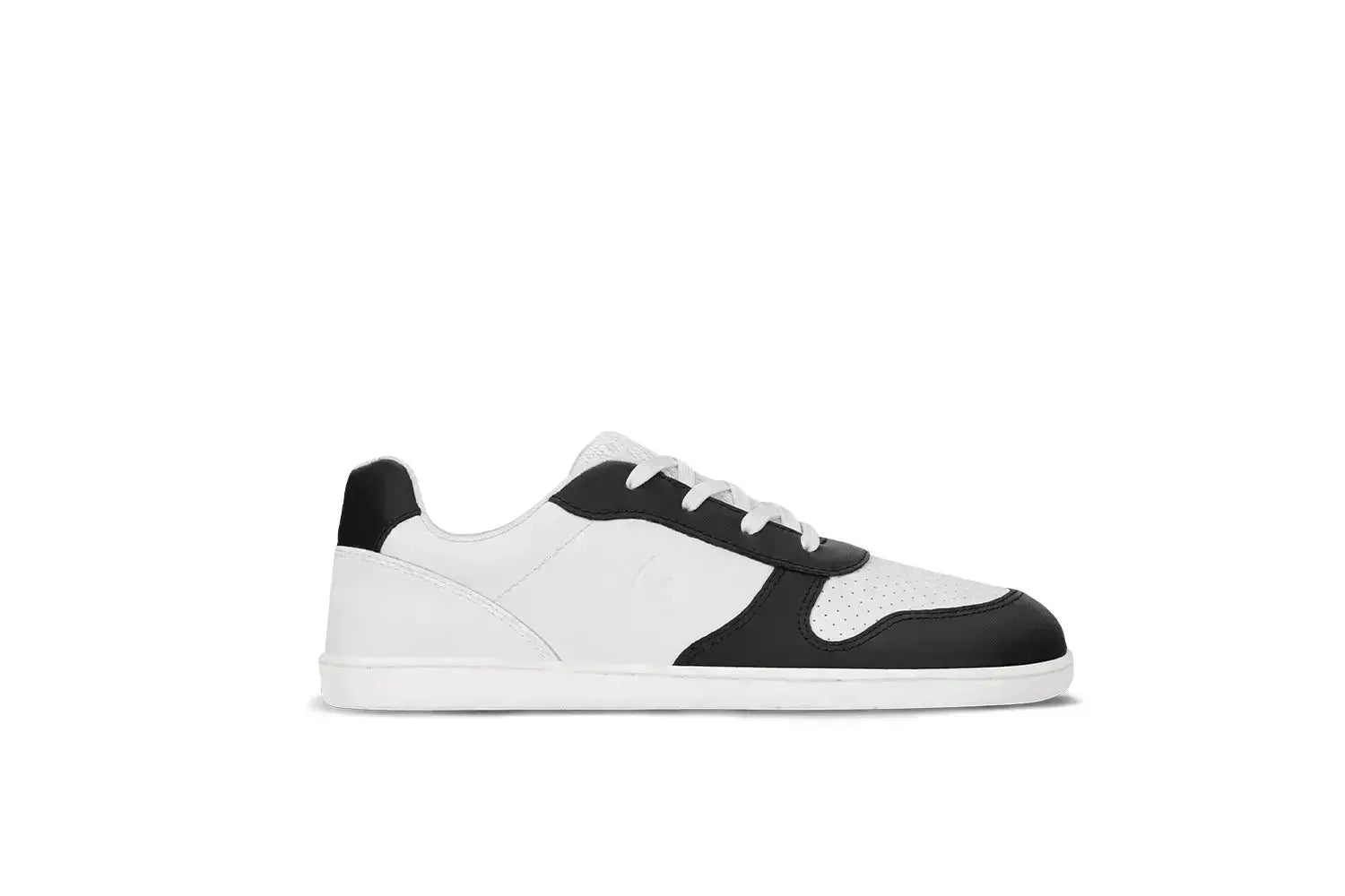 Be Lenka Kids - Scoot Junior White & Black - Zapatillas barefoot infantiles blanco y negro