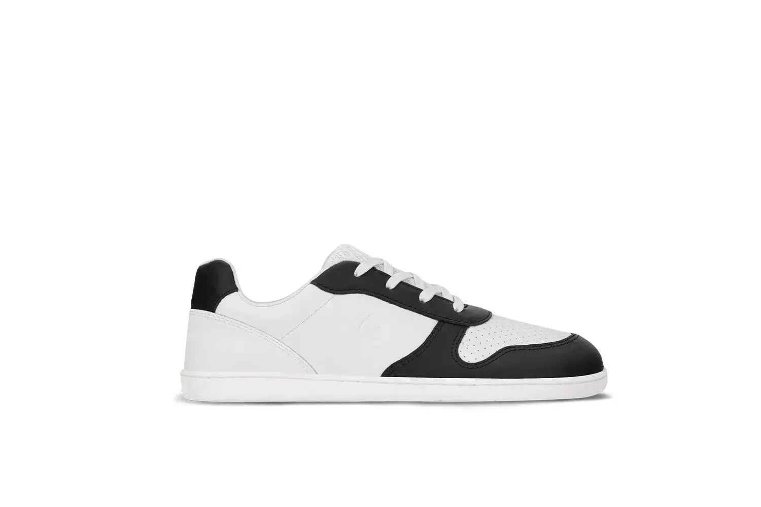 Be Lenka Kids - Scoot Junior White & Black - Zapatillas barefoot infantiles blanco y negro