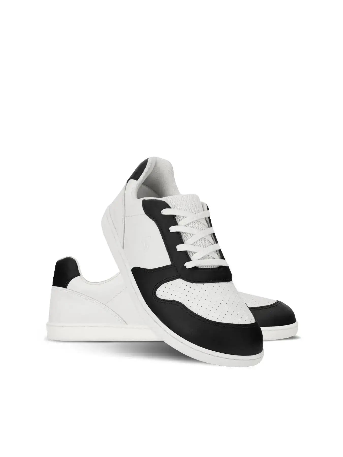 Be Lenka Kids - Scoot Junior White & Black - Zapatillas barefoot infantiles blanco y negro