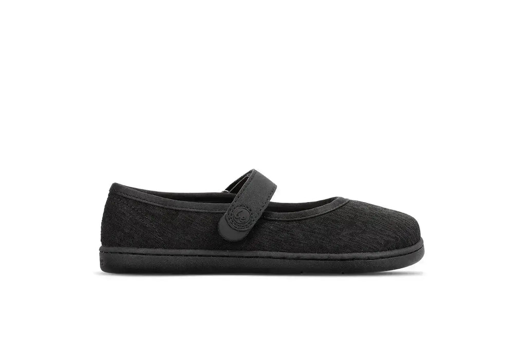Be Lenka Kids - Tinkee All Black Sparkle - Bailarinas barefoot