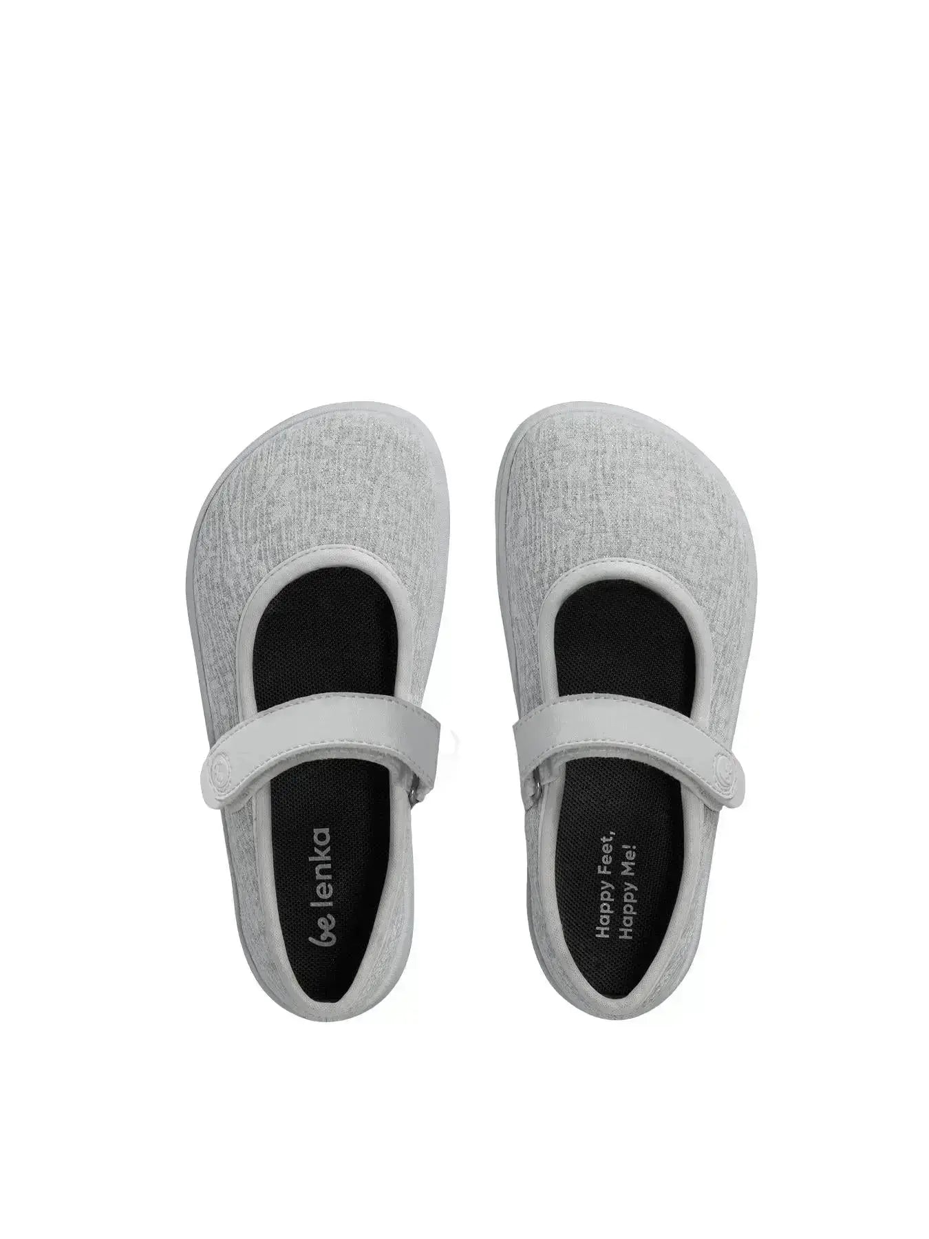 Be Lenka Kids - Tinkee White Sparkle - Bailarinas barefoot