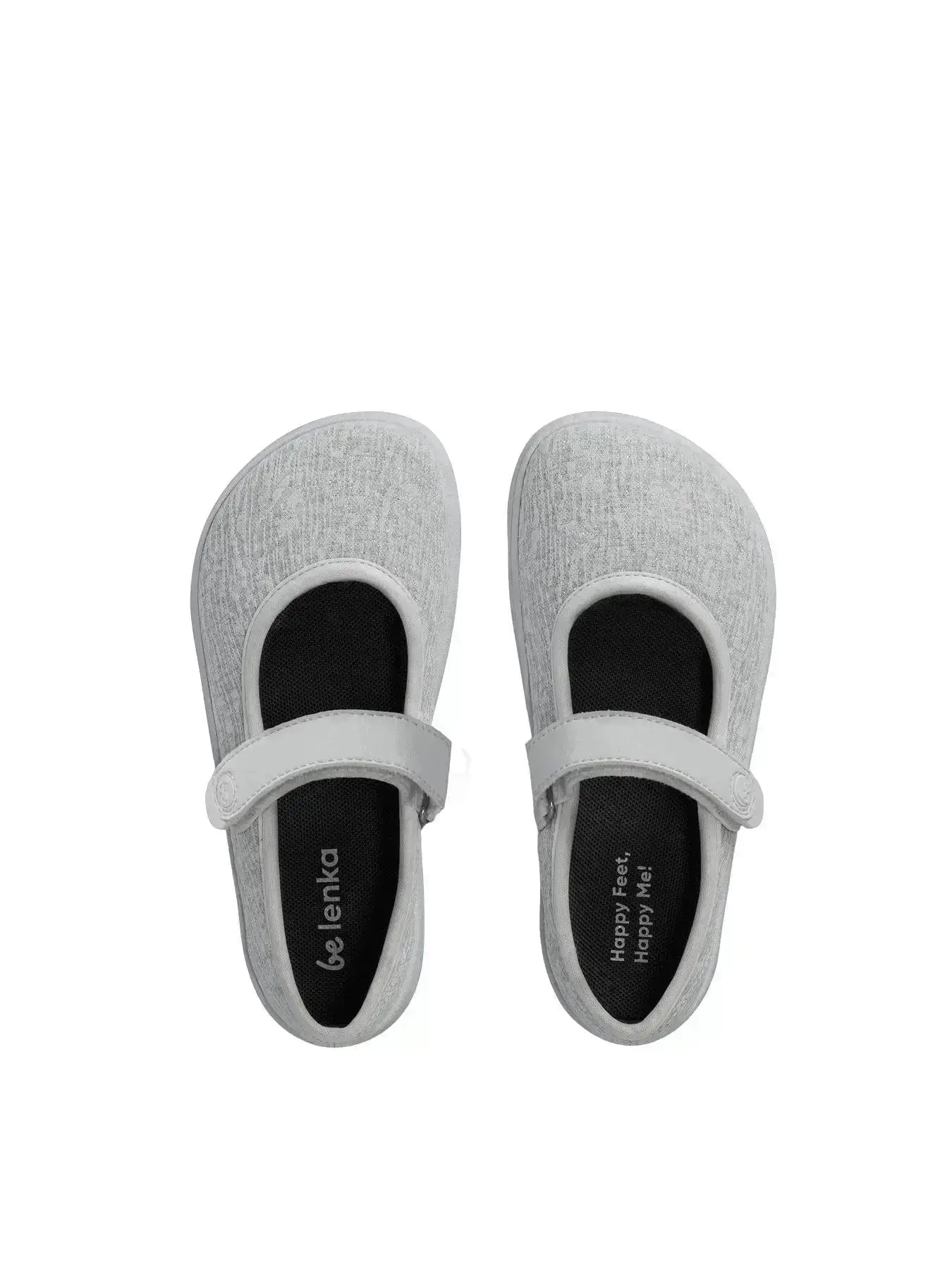 Be Lenka Kids - Tinkee White Sparkle - Bailarinas barefoot