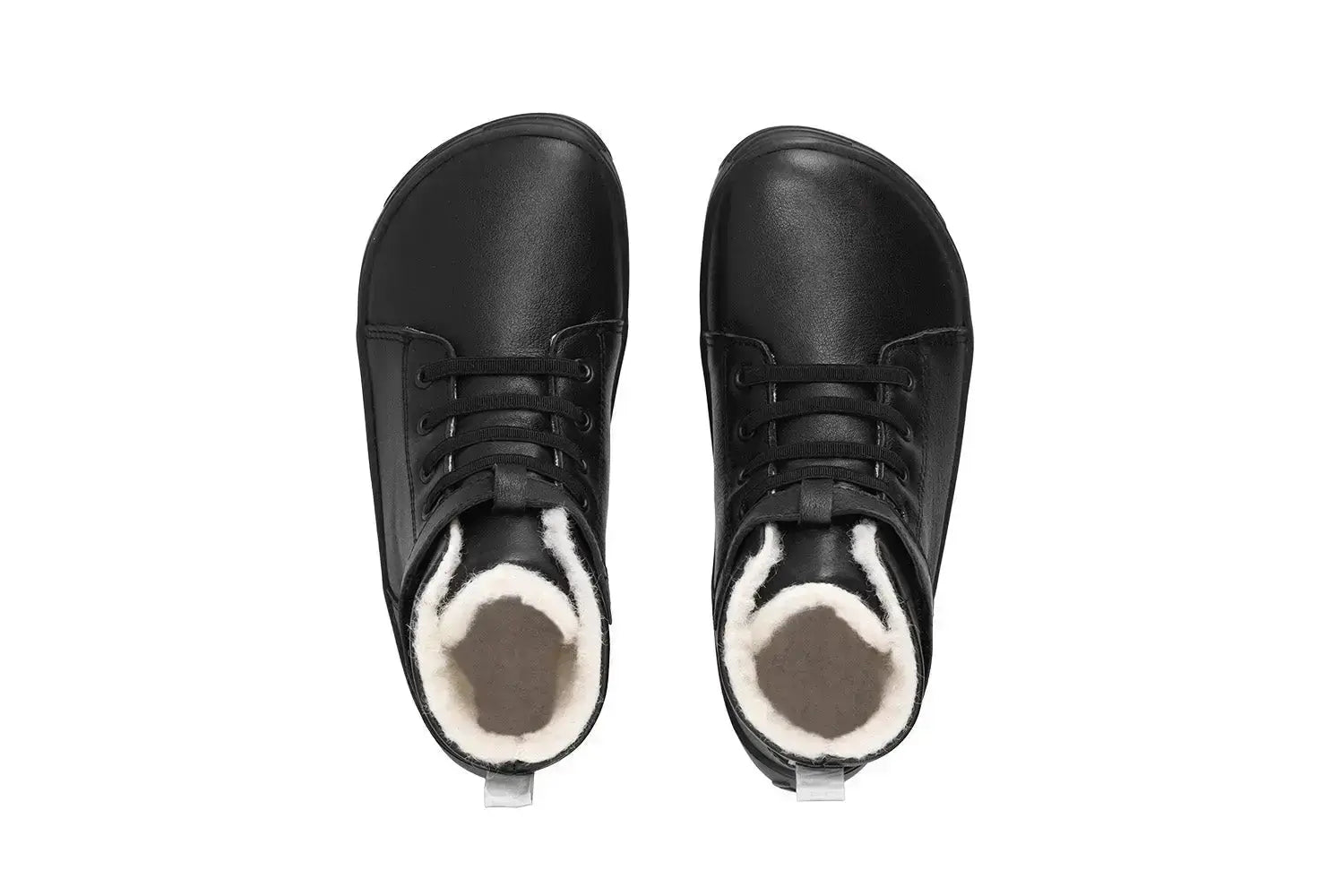 Be Lenka Kids - Winter All Black - Botines de invierno barefoot