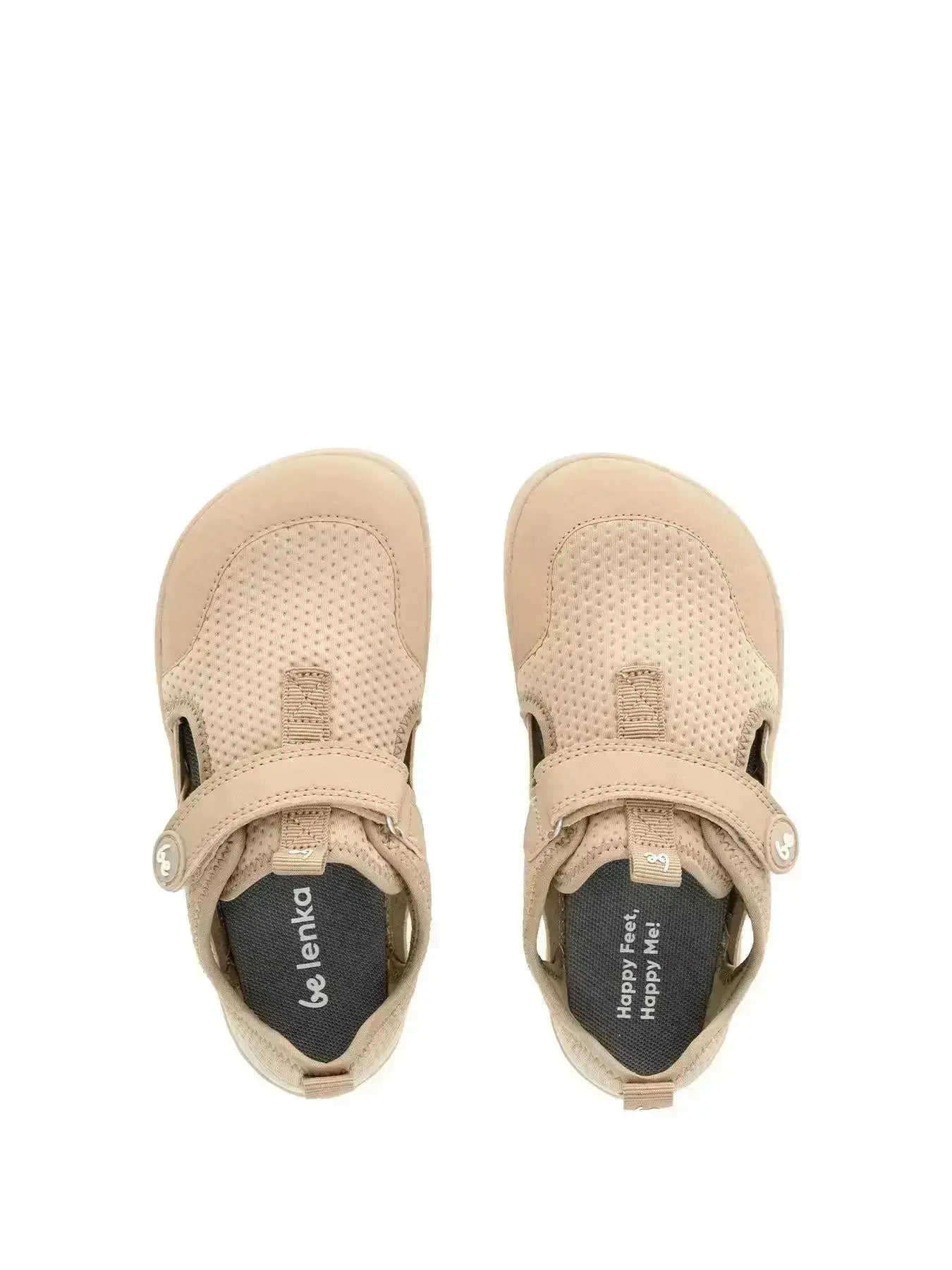 Be Lenka Kids - Zest Beige - Sandalias barefoot infantiles beige