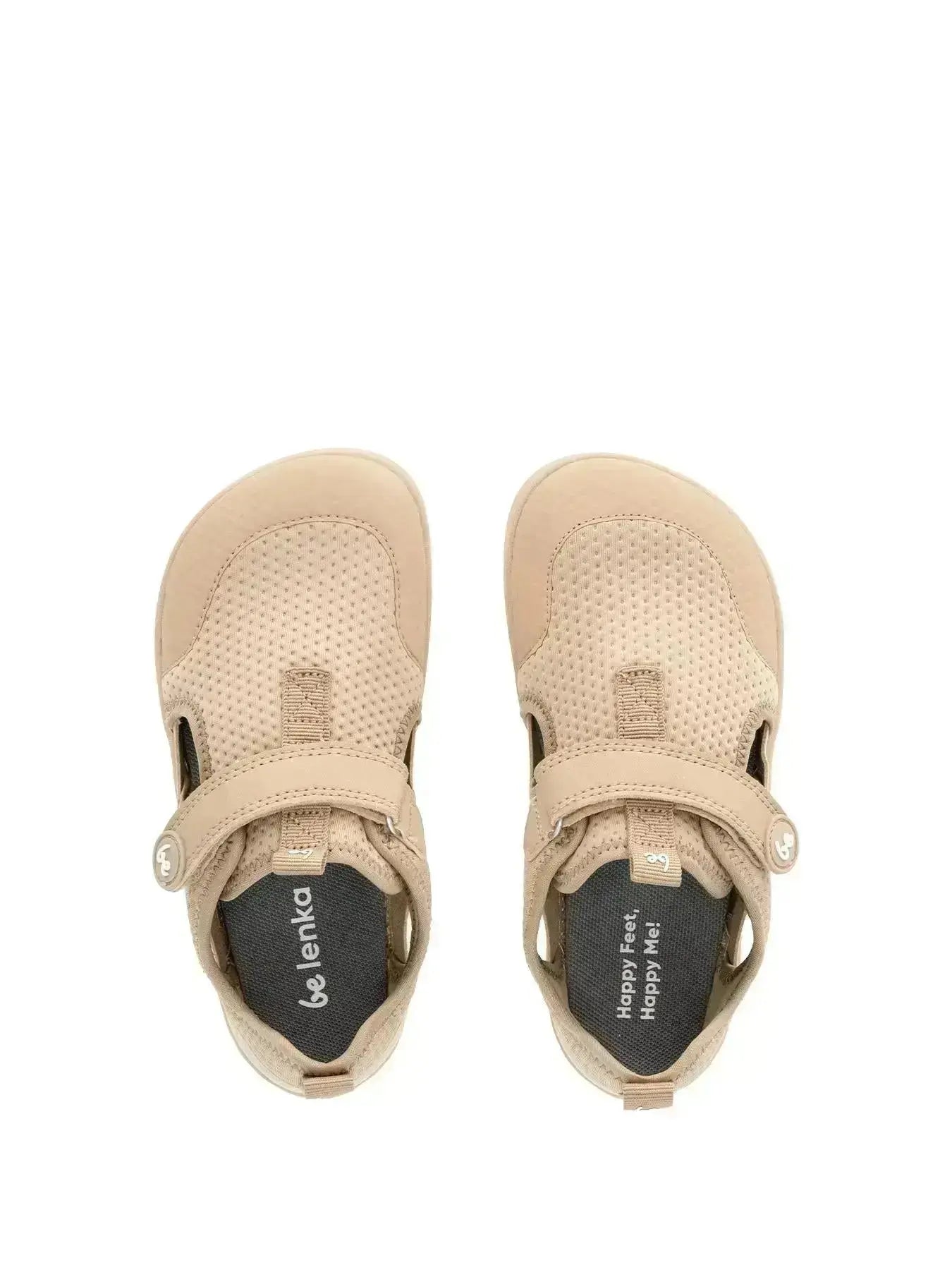 Be Lenka Kids - Zest Beige - Sandalias barefoot infantiles beige