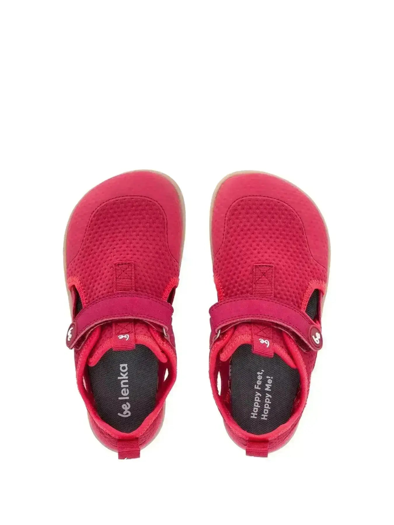 Be Lenka Kids - Zest Preschool Berry – Sandalias respetuosas primeros pasos fucsia