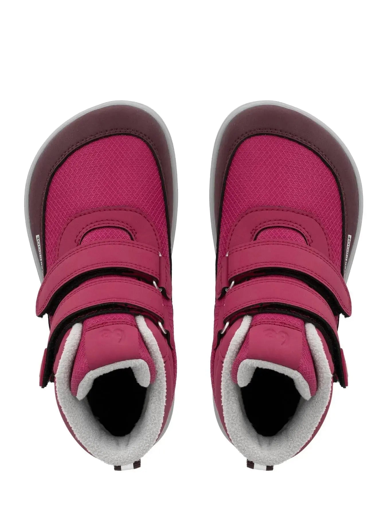 Be Lenka Kids - Zippu Berry & Grey - Zapatos barefoot de invierno