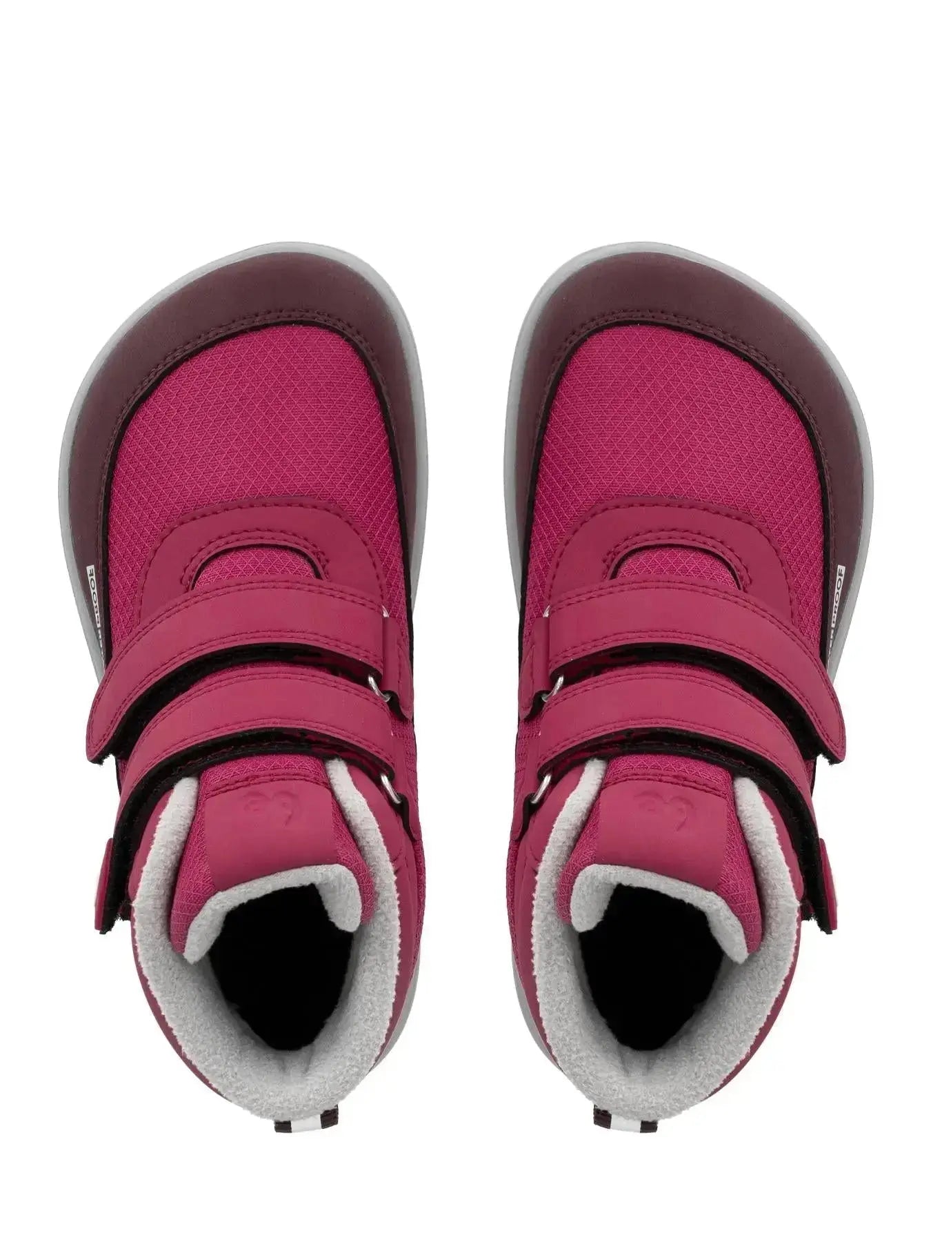 Be Lenka Kids - Zippu Berry & Grey - Zapatos barefoot de invierno