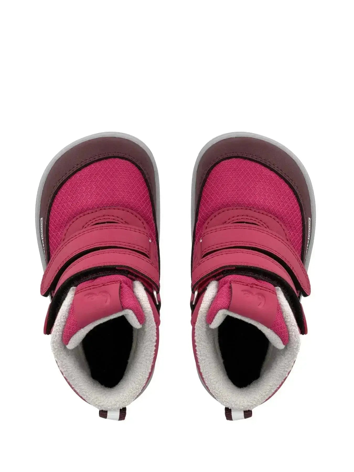 Be Lenka Kids - Zippu Berry & Grey - Chaussures barefoot d'hiver