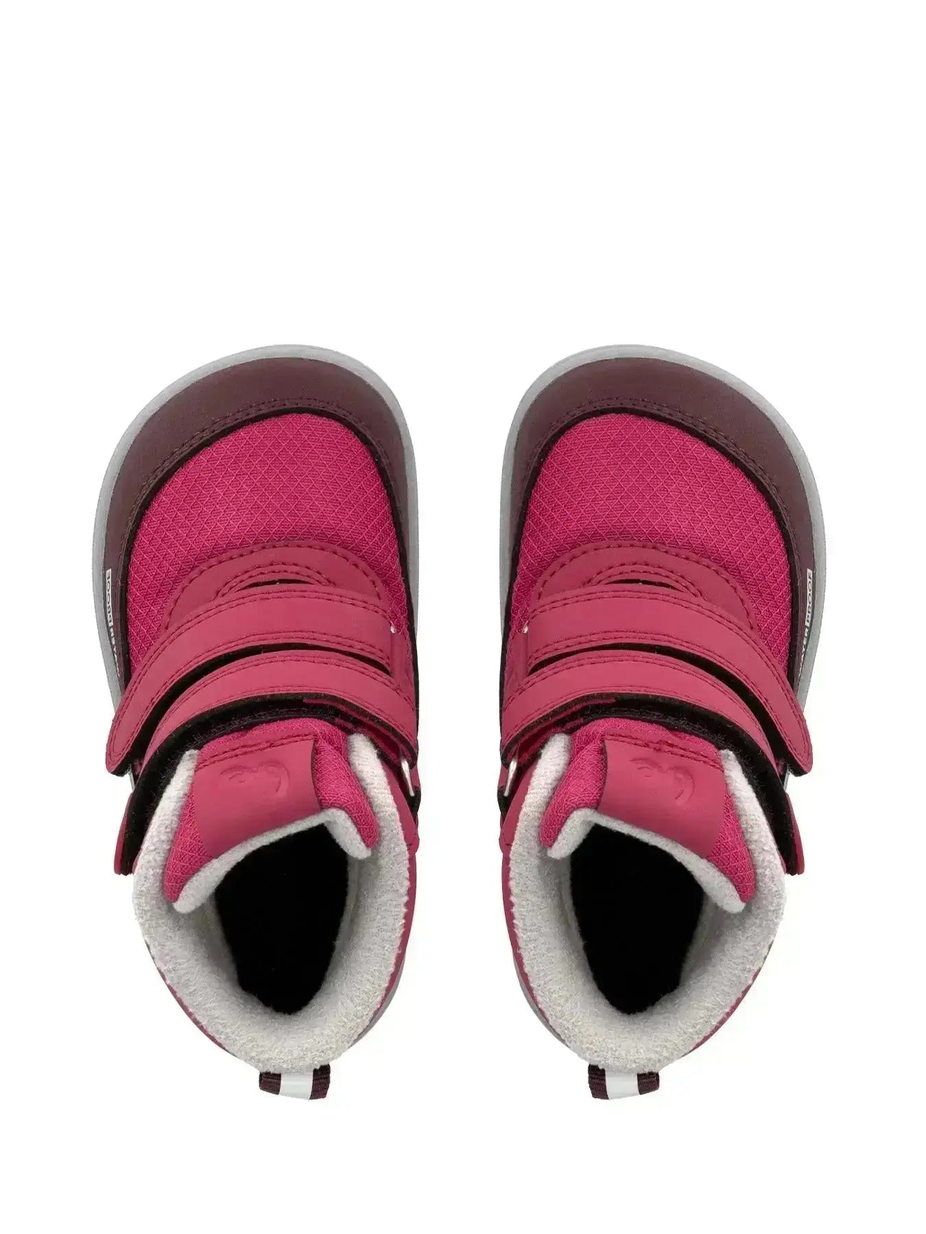 Be Lenka Kids - Zippu Berry & Grey - Chaussures barefoot d'hiver