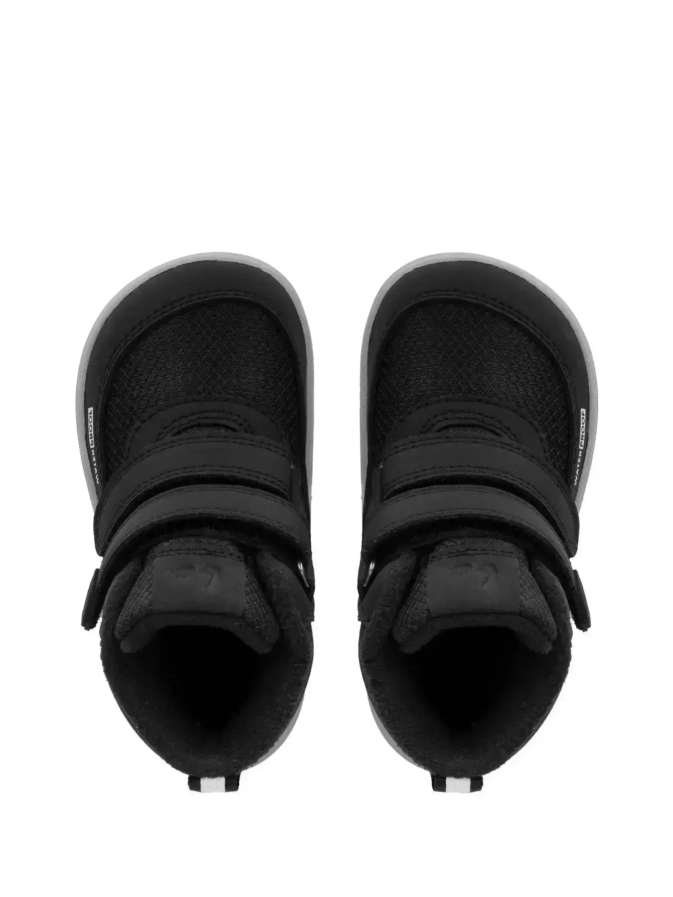 Be Lenka Kids - Zippu Preschool Black & Grey - Botas respetuosas primeros pasos negro