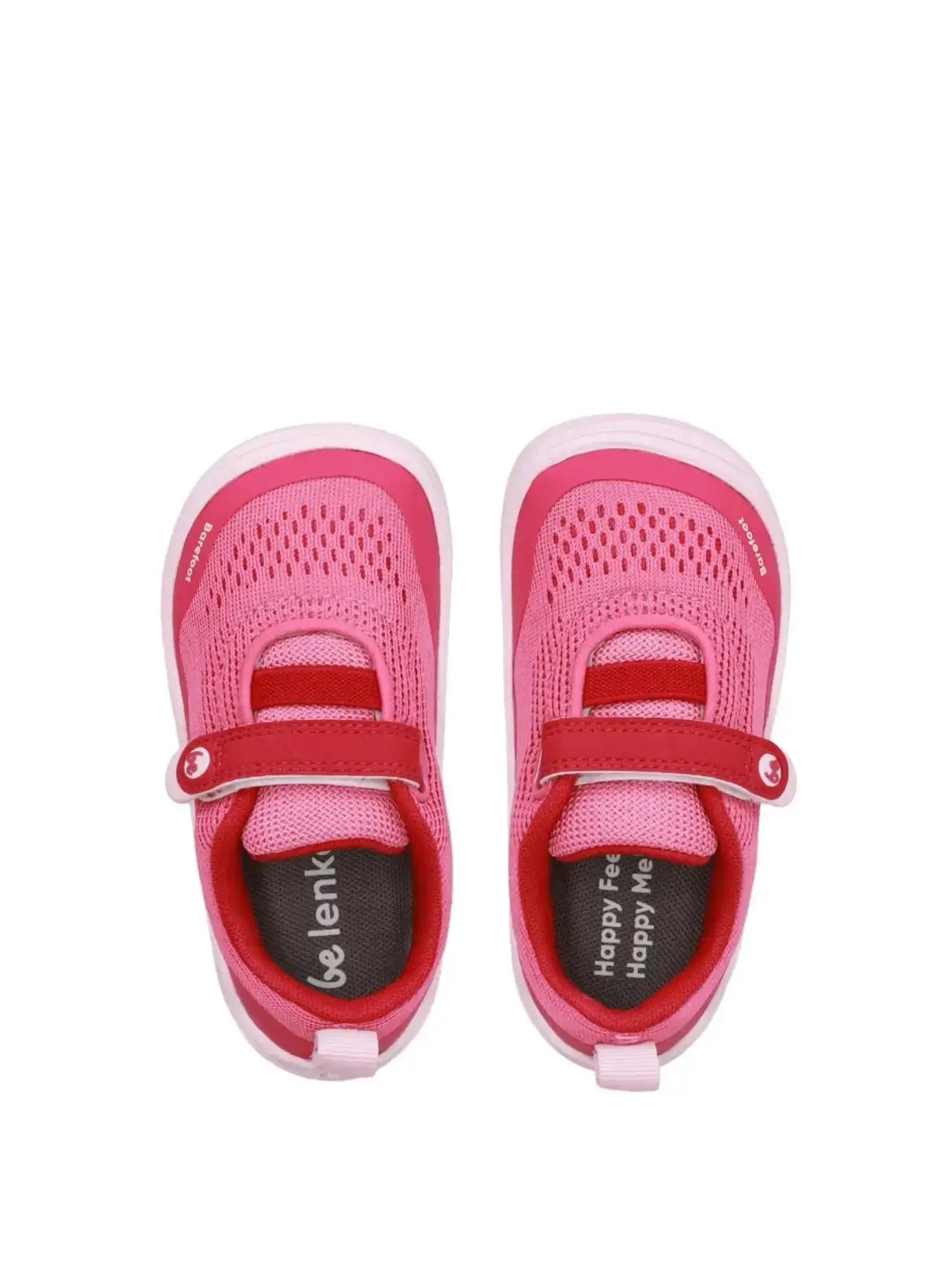 Be Lenka - Nubo Preschool Pink - Deportivas respetuosas de primeros pasos rosas