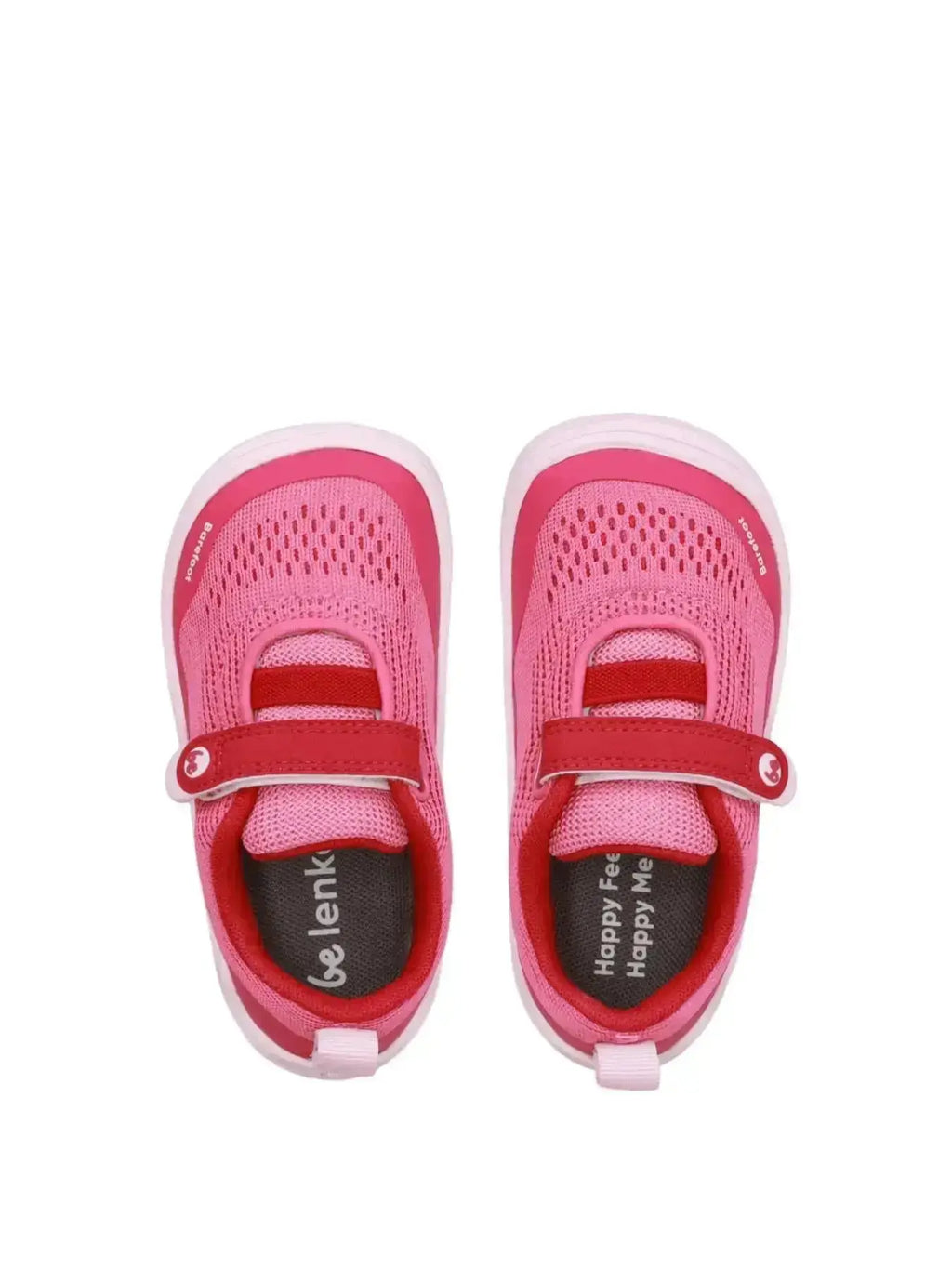 Be Lenka - Nubo Preschool Pink - Zapatillas respetuosas de primeros pasos rosas