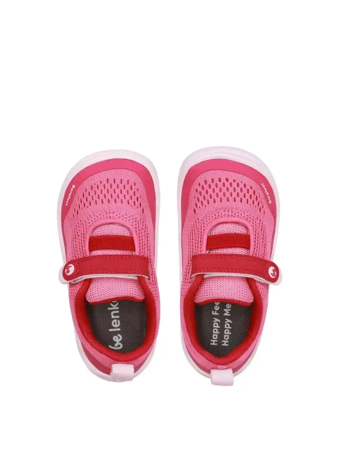 Be Lenka - Nubo Preschool Pink - Zapatillas respetuosas de primeros pasos rosas