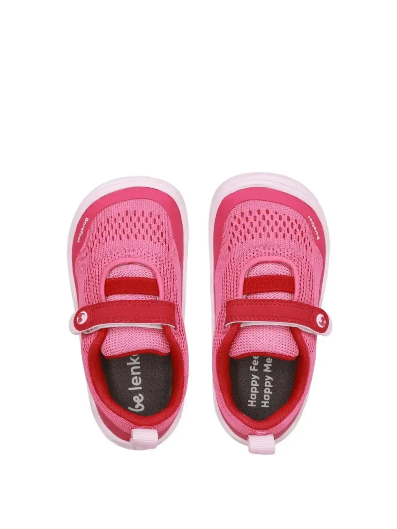 Be Lenka - Nubo Preschool Pink - Zapatillas respetuosas de primeros pasos rosas