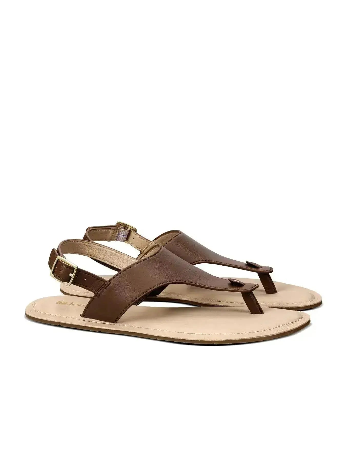 Be Lenka - Promenade Dark Brown - Sandalias barefoot marrones para mujer
