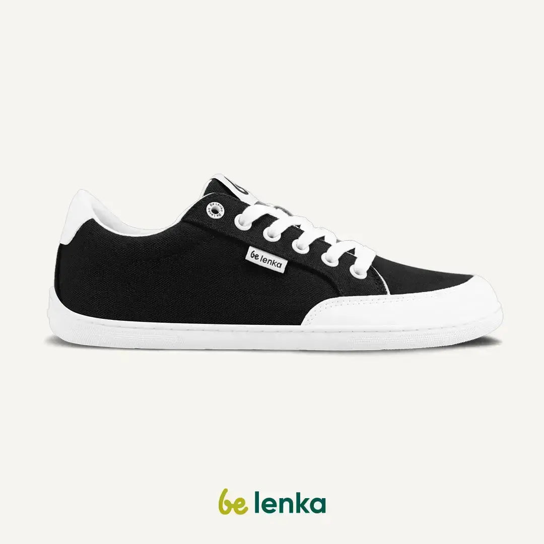 Be Lenka - Rebound Noir & Blanc - Chaussures minimalistes barefoot