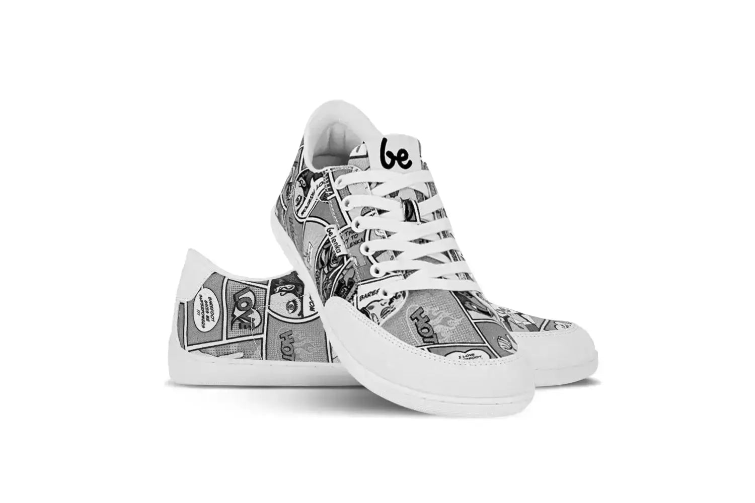 Be Lenka - Rebound Comics Noir & Blanc - Chaussures pieds nus Lonetas