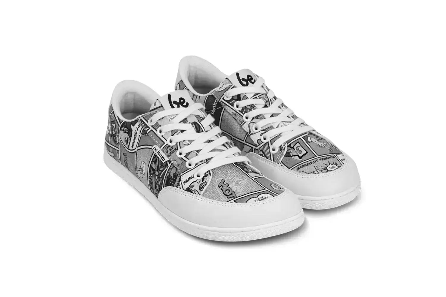 Be Lenka - Rebound Comics Noir & Blanc - Chaussures pieds nus Lonetas