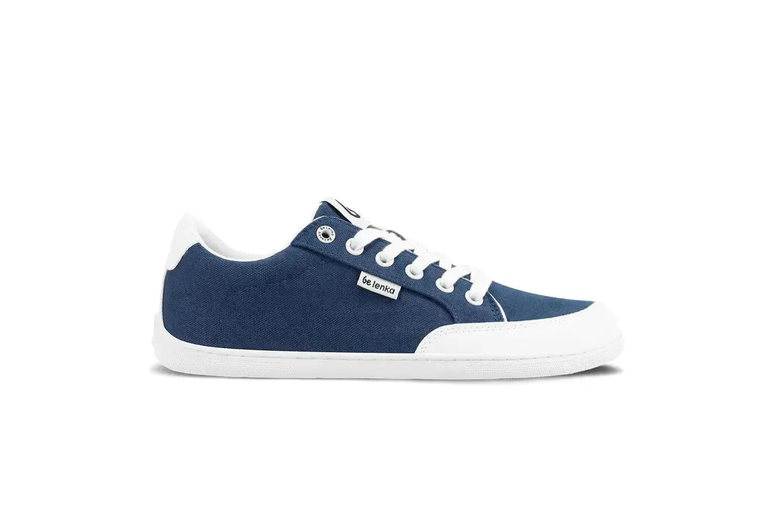 Be Lenka - Rebound Bleu Foncé & Blanc - Chaussures barefoot en toile