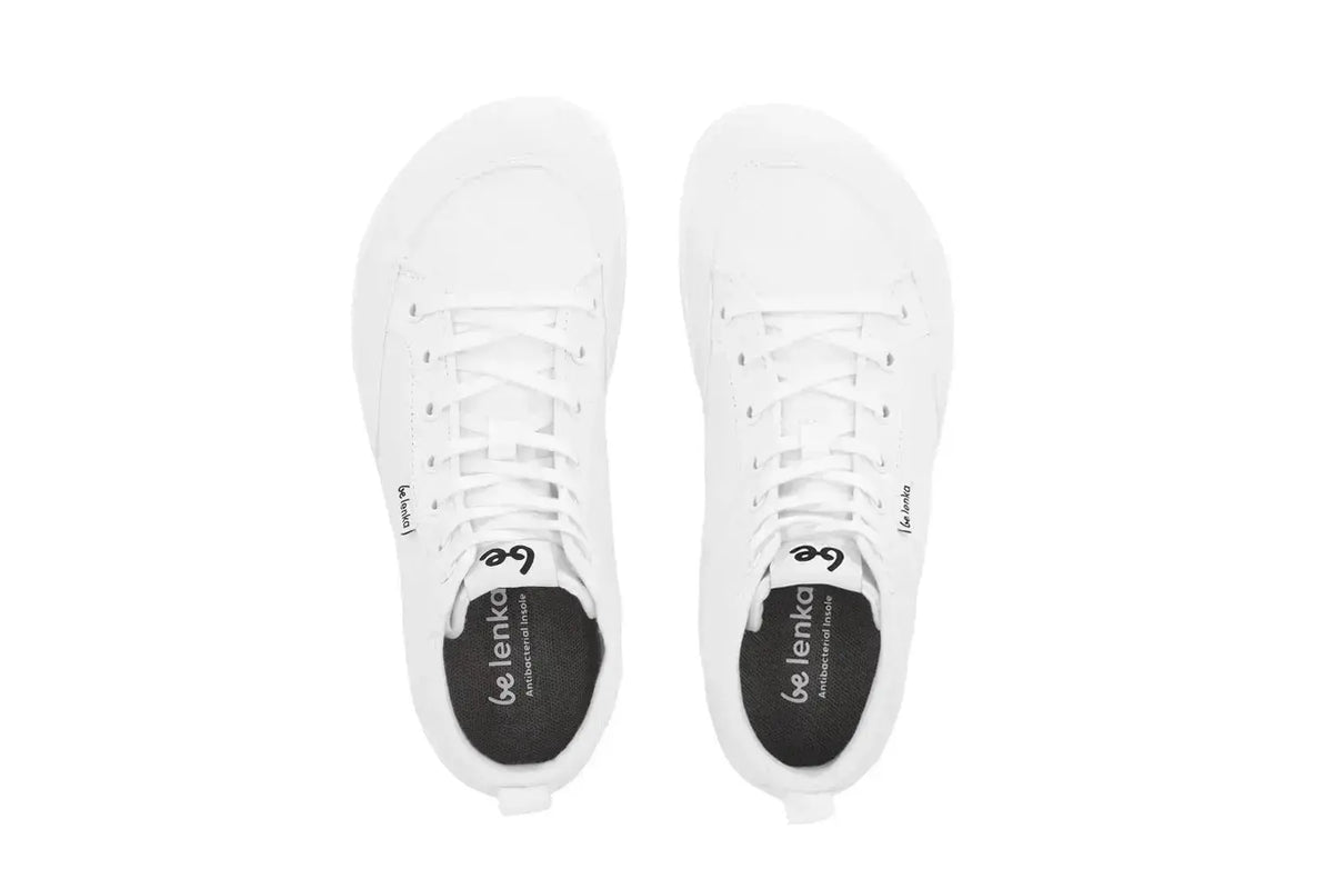 Be Lenka - Rebound High Top All White - Lonetas barefoot de caña alta blancas