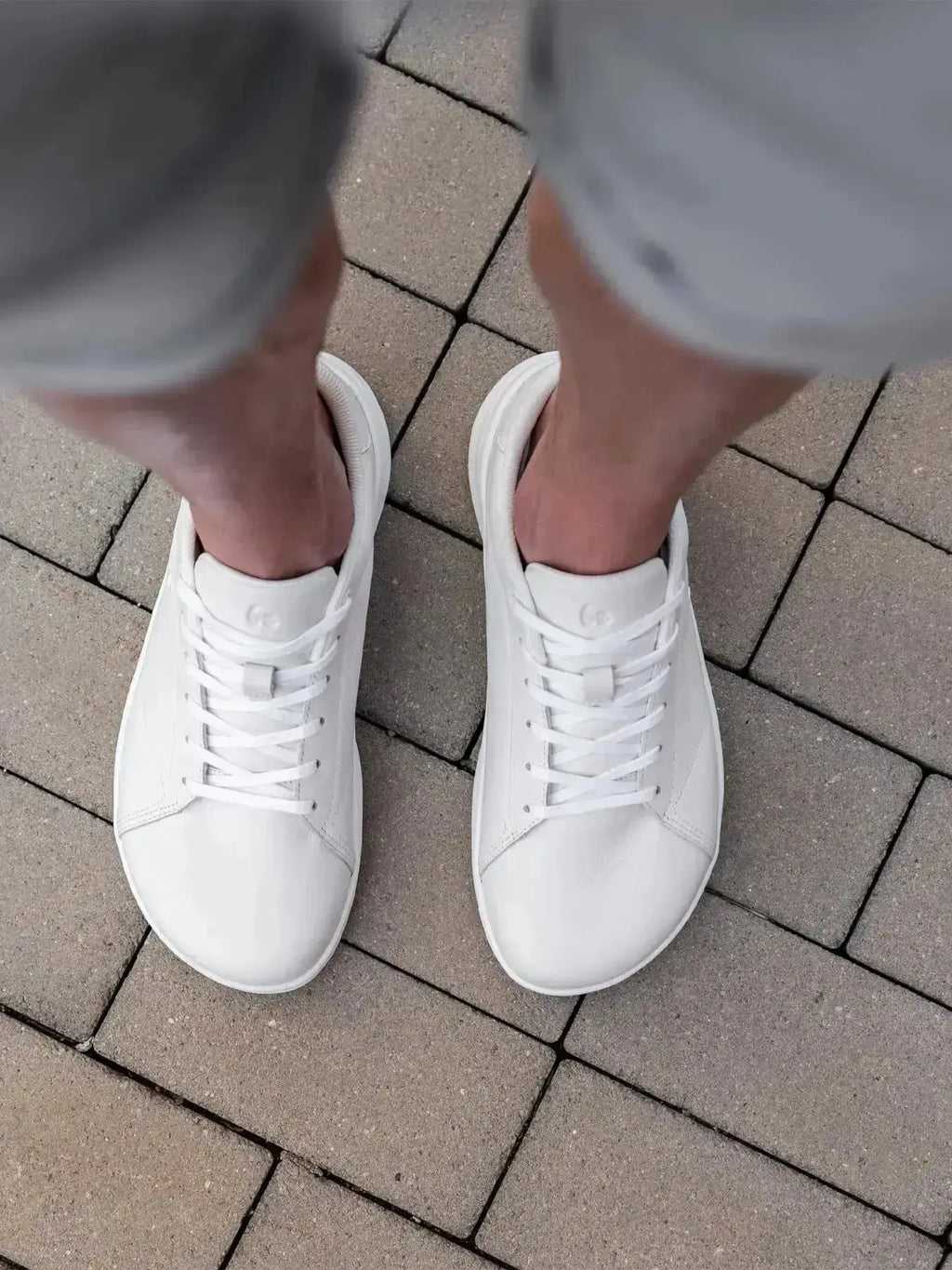 Be Lenka - Streetwise All White - Zapatillas barefoot de transición unisex blancas