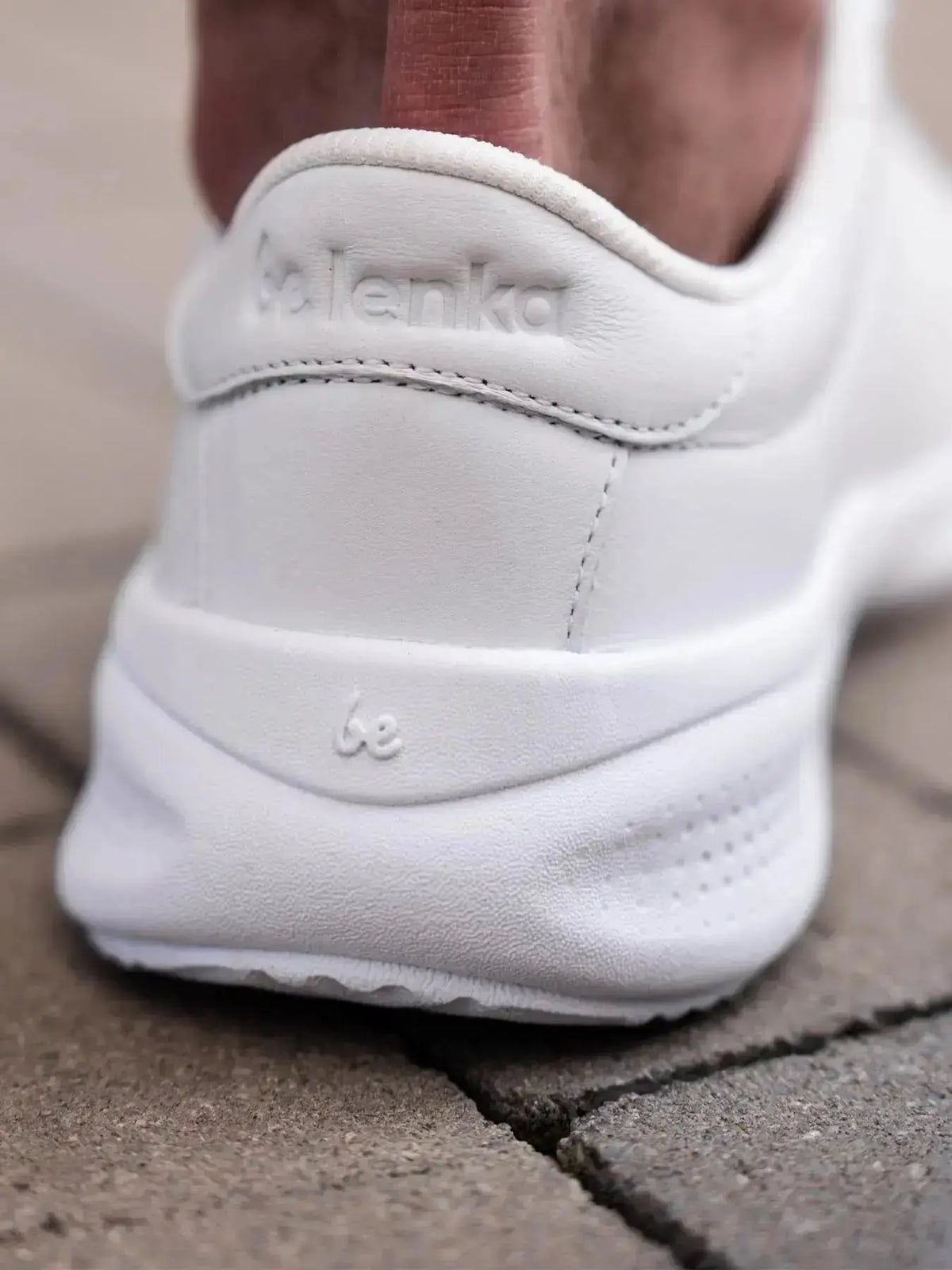 Be Lenka - Streetwise All White - Zapatillas barefoot de transición unisex blancas
