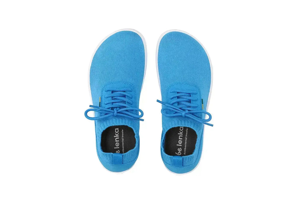 Be Lenka - Stride Blue & White - Zapatillas barefoot unisex azules