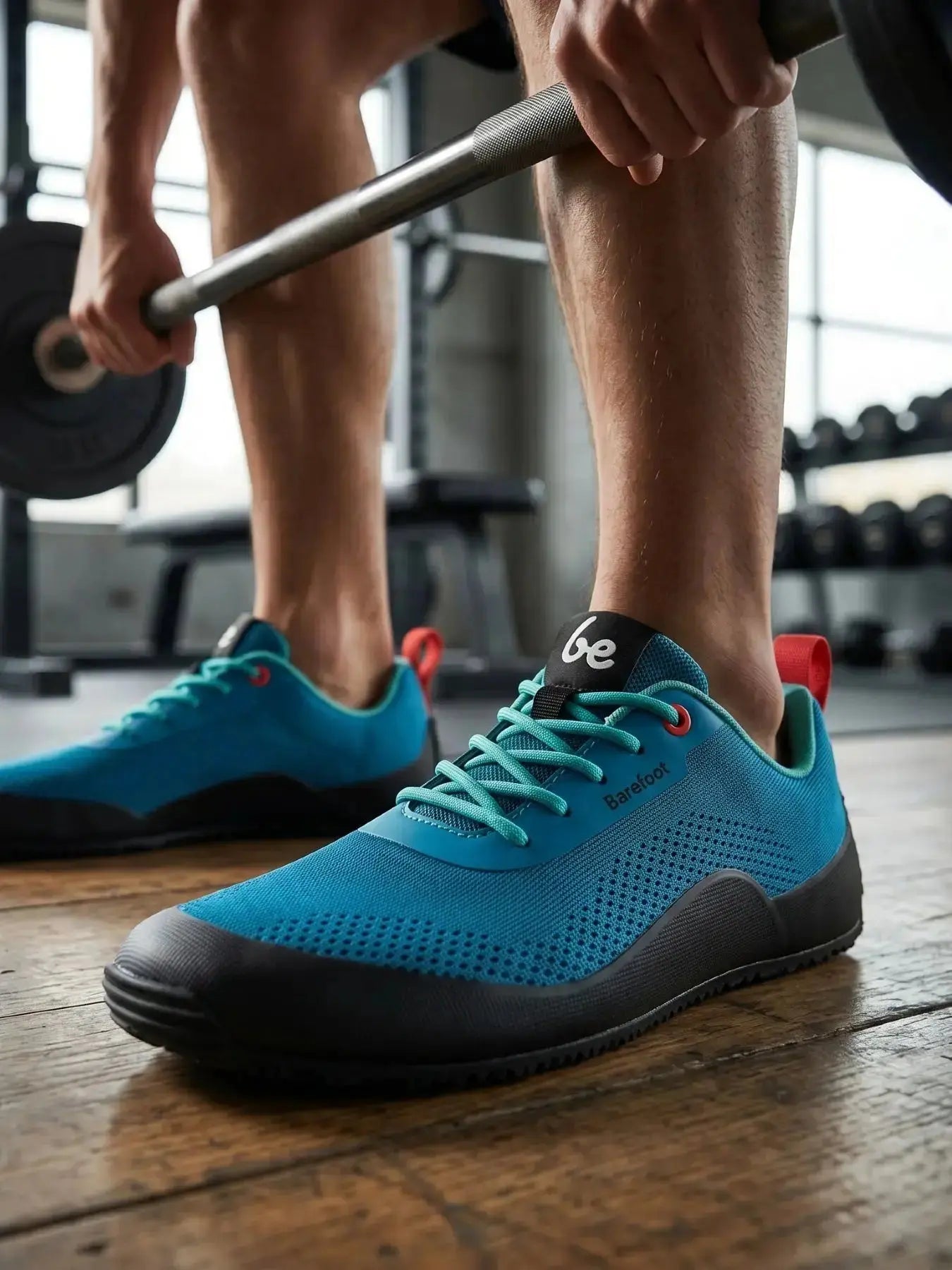 Be Lenka - Trailair Aqua Blue - Chaussures barefoot unisex pour la randonnée
