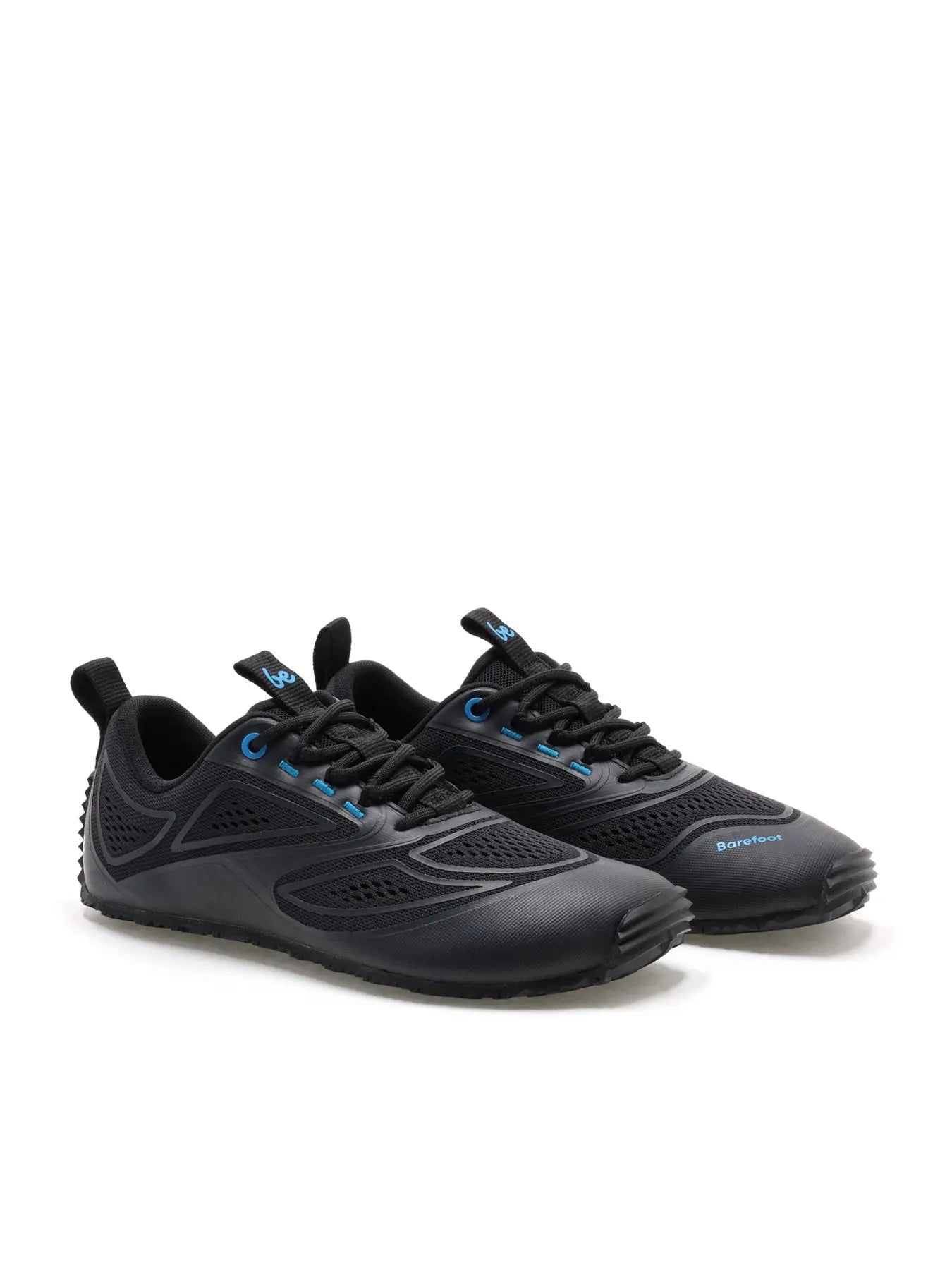 Be Lenka - Trailtech Black & Blue - Zapatillas barefoot para senderismo unisex