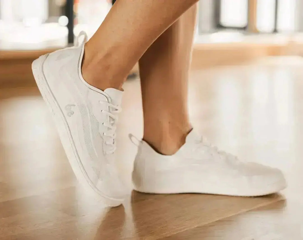 Be Lenka - Velocity All White - Zapatillas barefoot unisex blancas