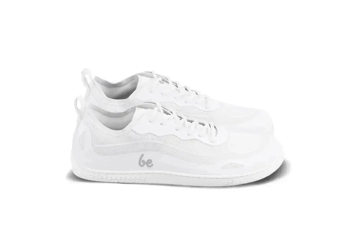 Be Lenka - Velocity All White - Zapatillas barefoot unisex blancas