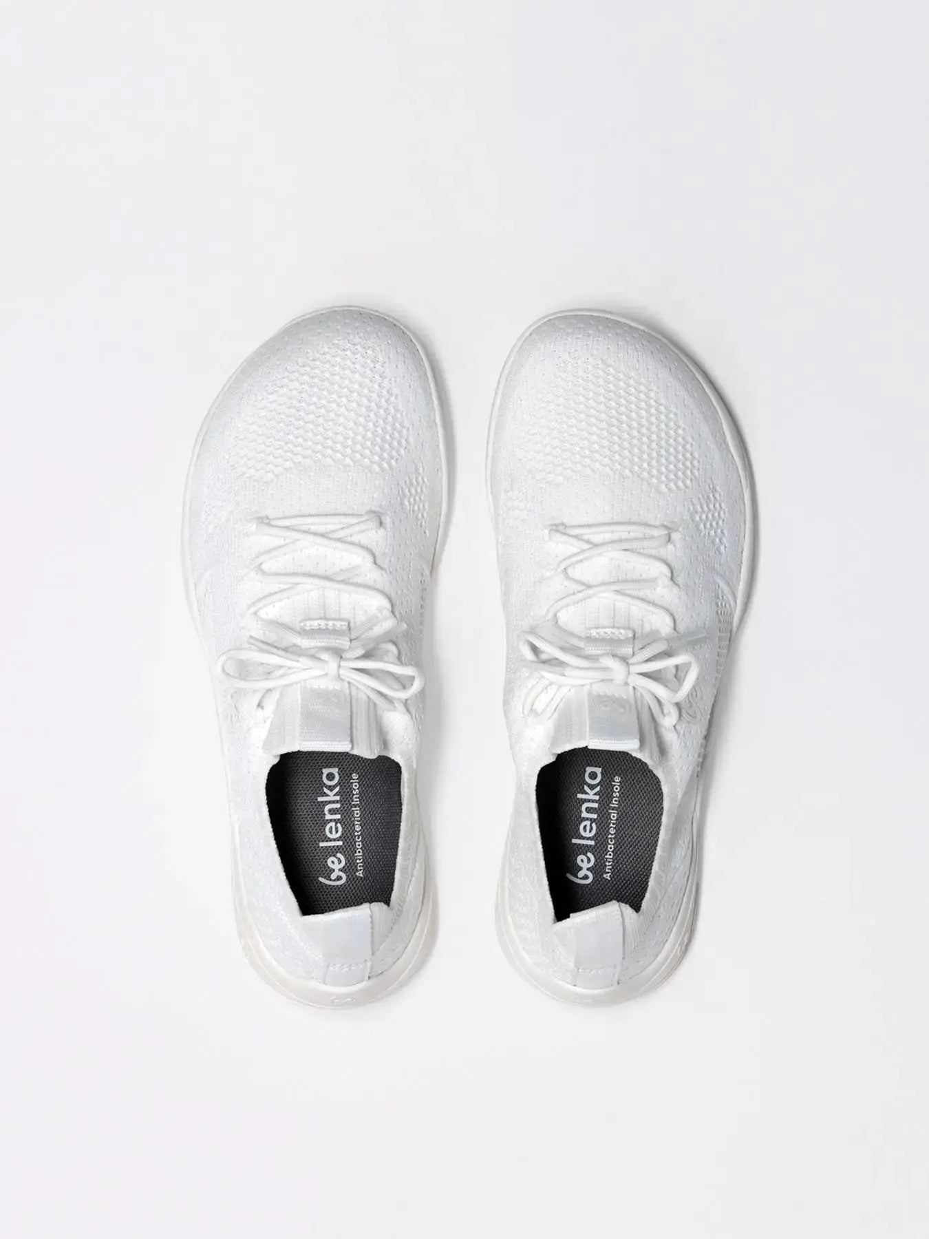 Be Lenka - Velore All White - Zapatillas barefoot unisex blancas