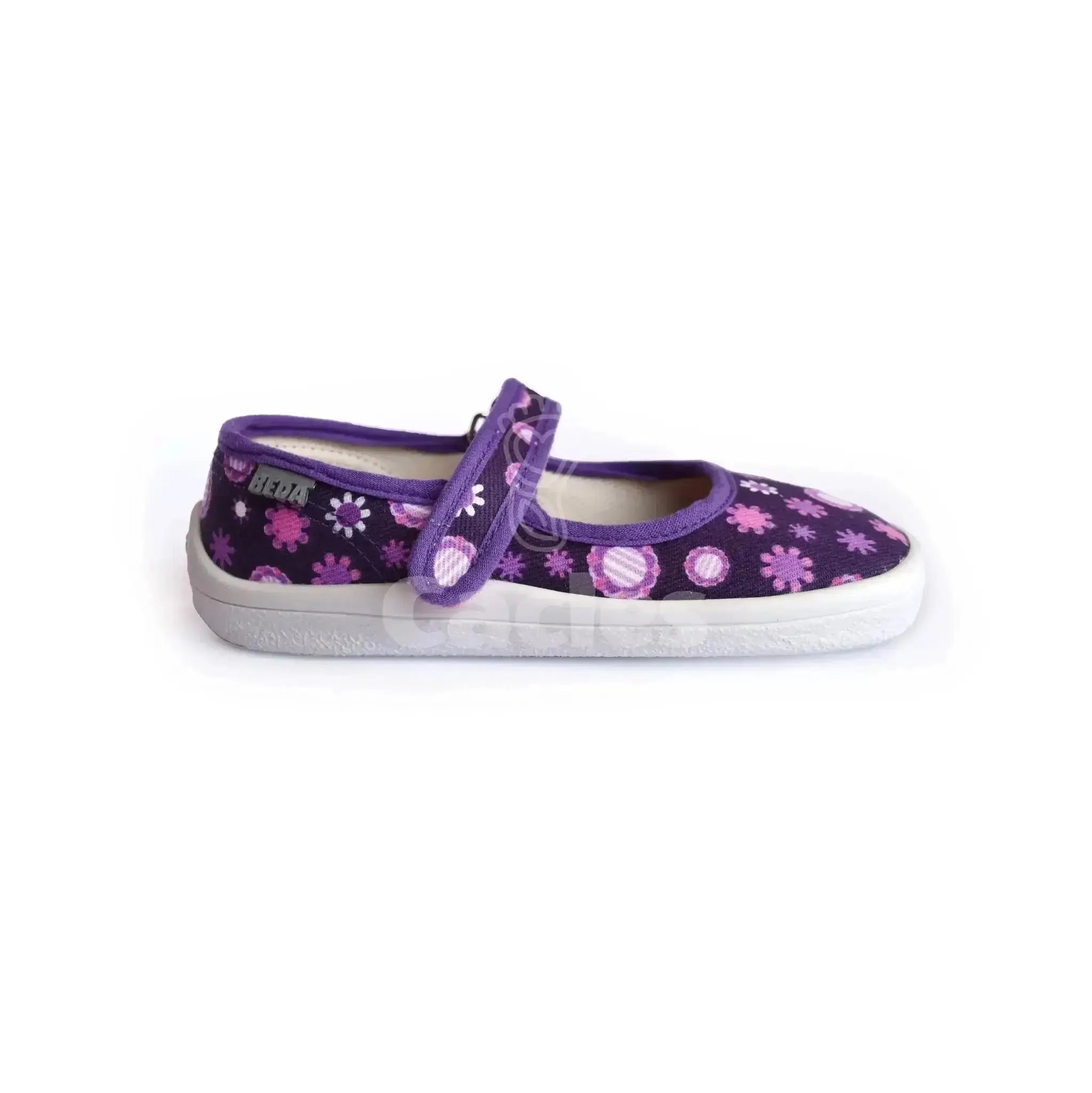 Beda - BF 0001/BA Violet Flowers - Merceditas Respetuosas de niña de flores moradas