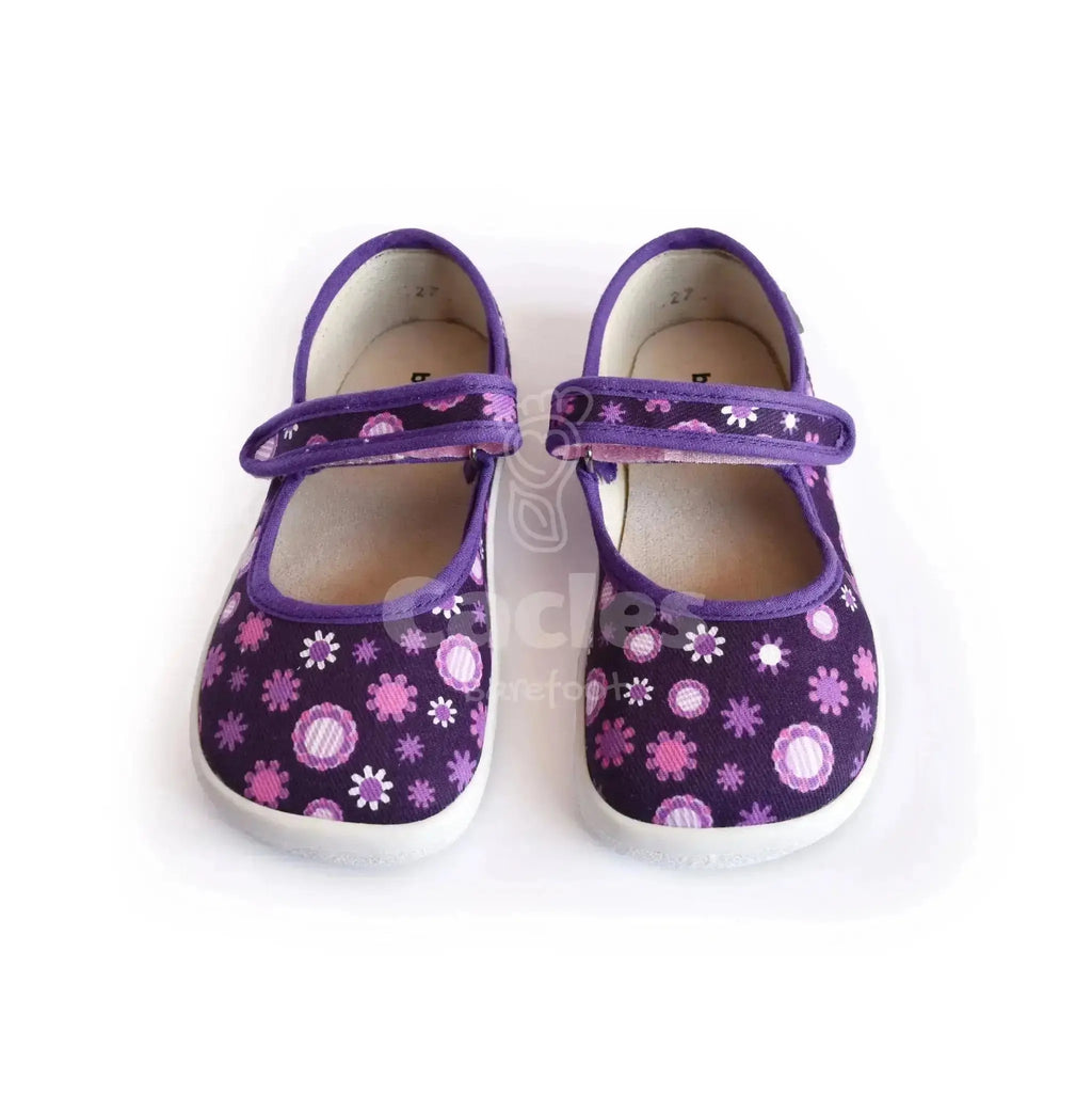 Beda - BF 0001/BA Violet Flowers - Merceditas Respetuosas de niña de flores moradas