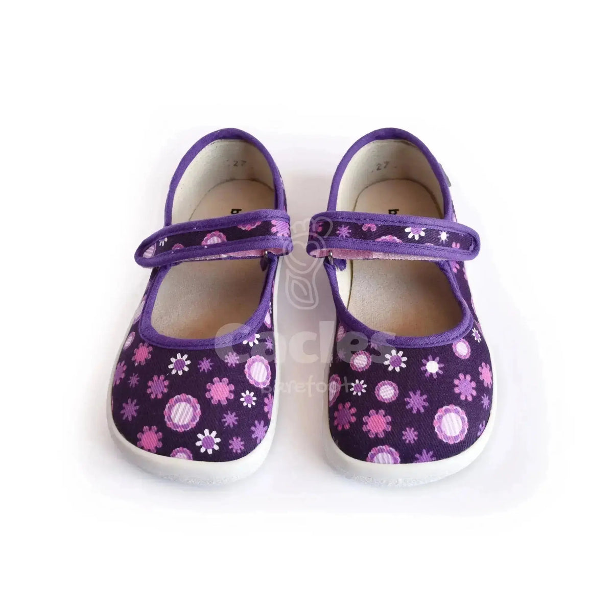 Beda - BF 0001/BA Violet Flowers - Merceditas Respetuosas de niña de flores moradas