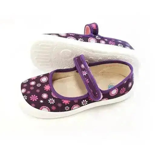 Beda - BF 0001/BA Violet Flowers - Merceditas Respetuosas de niña de flores moradas