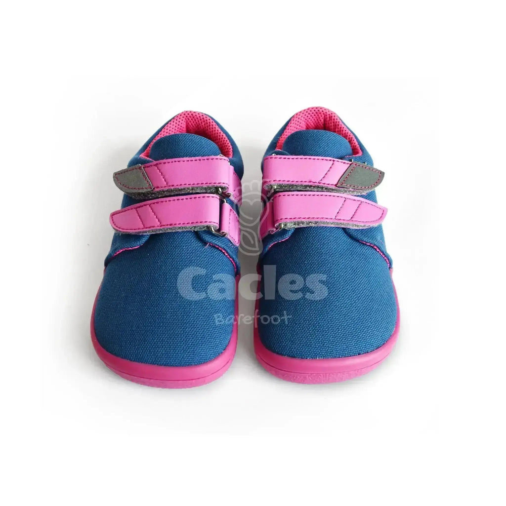 Beda - BF 0001/TEX/W Blueberry - Lonetas Barefoot infantiles azul y rosa