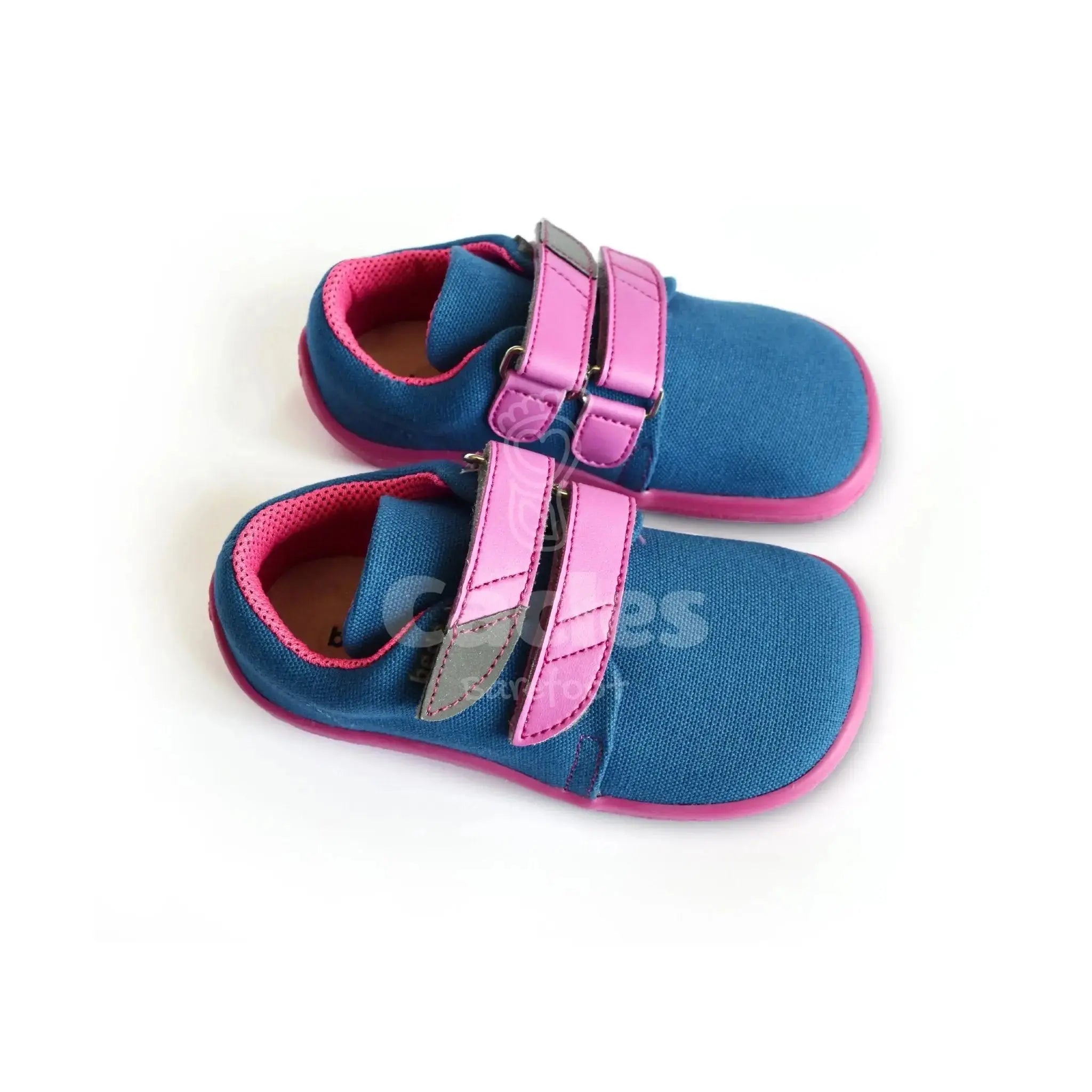 Beda - BF 0001/TEX/W Blueberry - Lonetas Barefoot infantiles azul y rosa