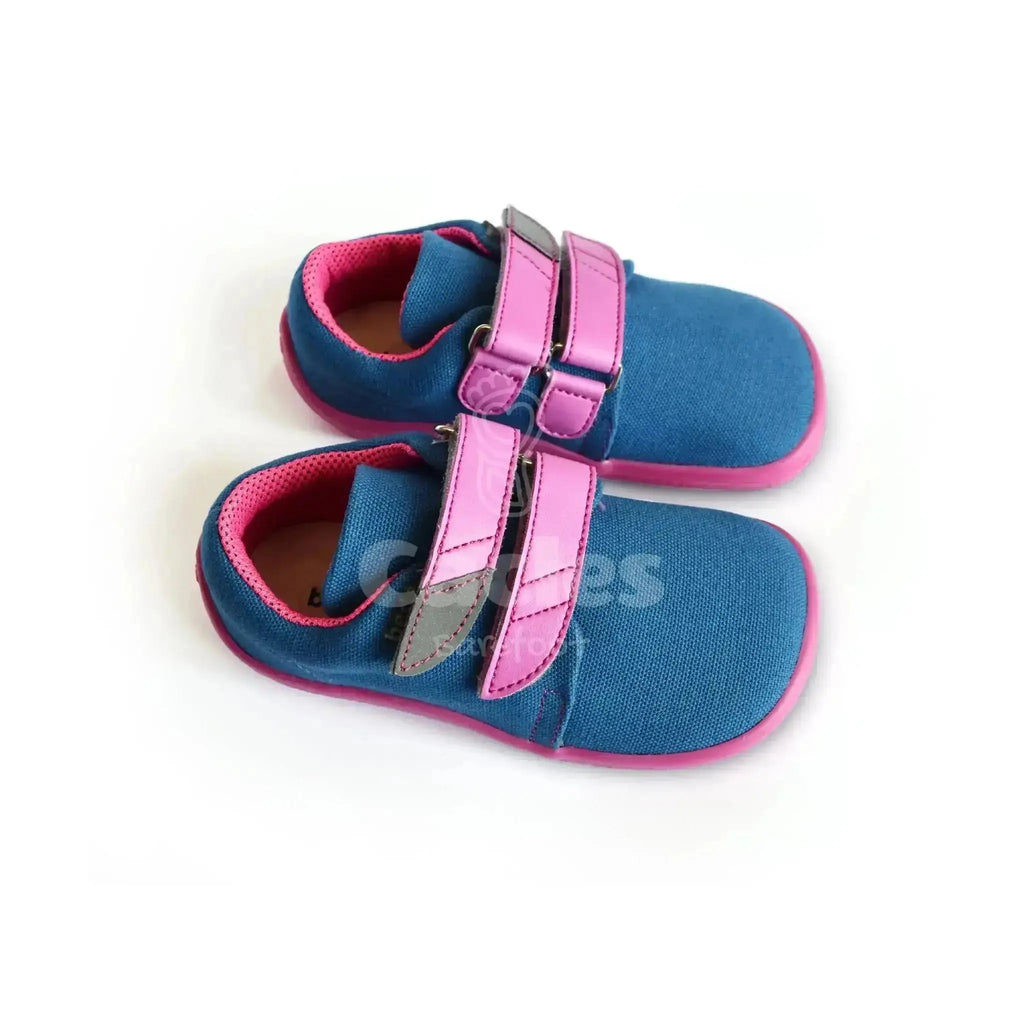 Beda - BF 0001/TEX/W Blueberry - Lonetas Barefoot infantiles azul y rosa
