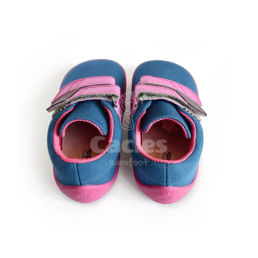 Beda - BF 0001/TEX/W Blueberry - Lonetas Barefoot infantiles azul y rosa