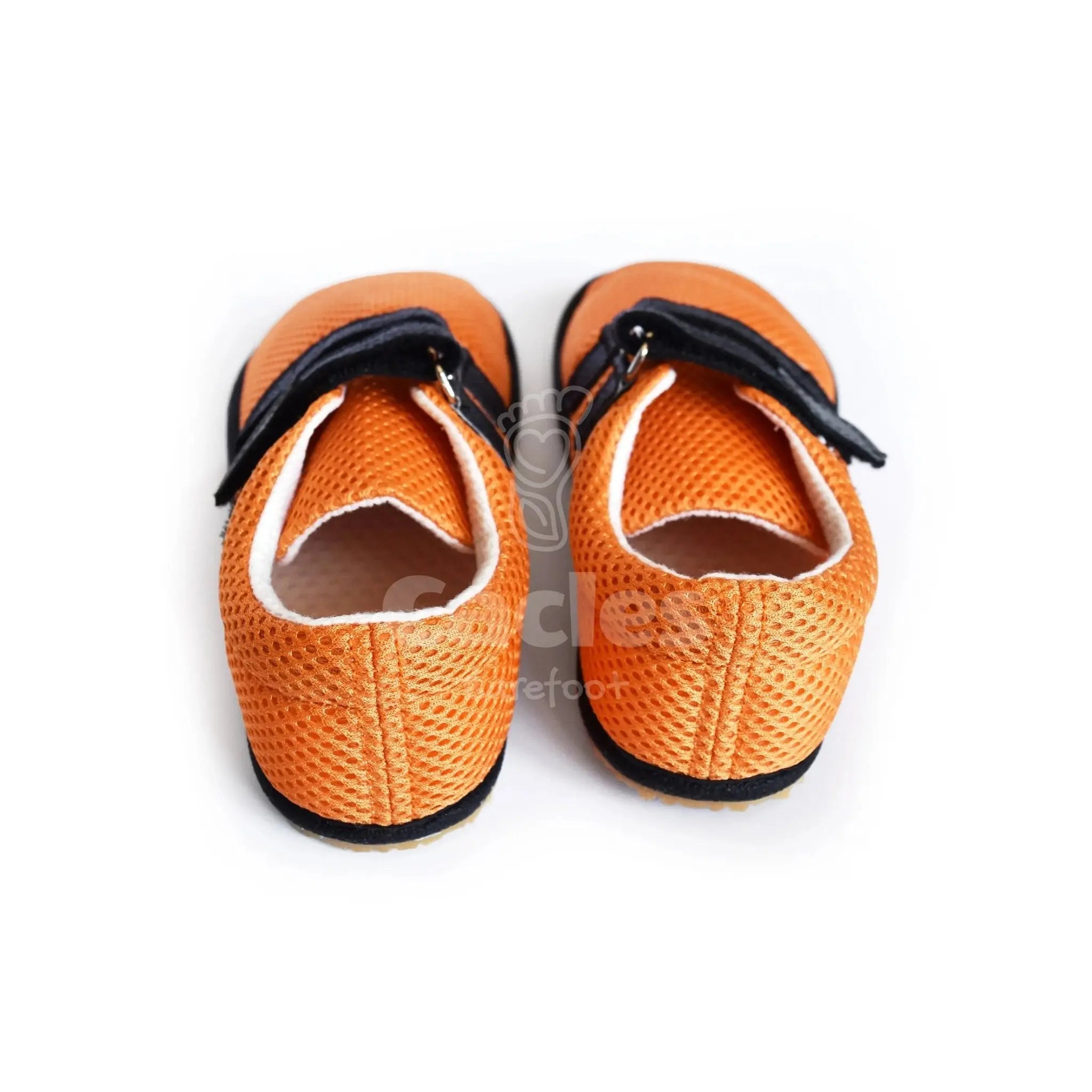 Beda - BF 060020/ST/W Orange - Zapatillas barefoot infantiles de verano naranja