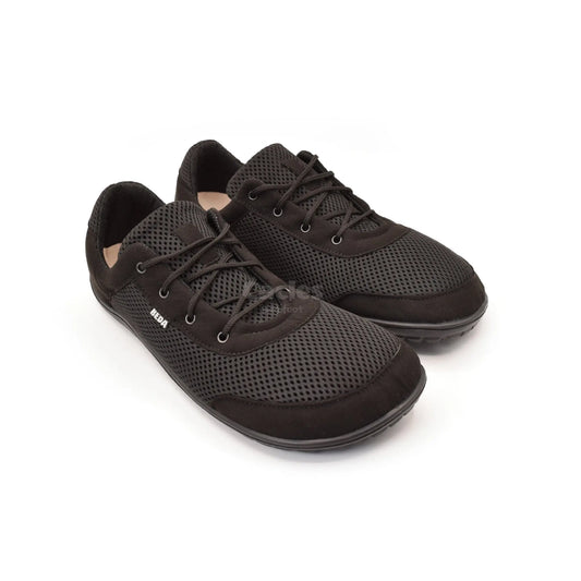 Beda - BF0002/SK black - Deportivas Barefoot Veganas de Adulto