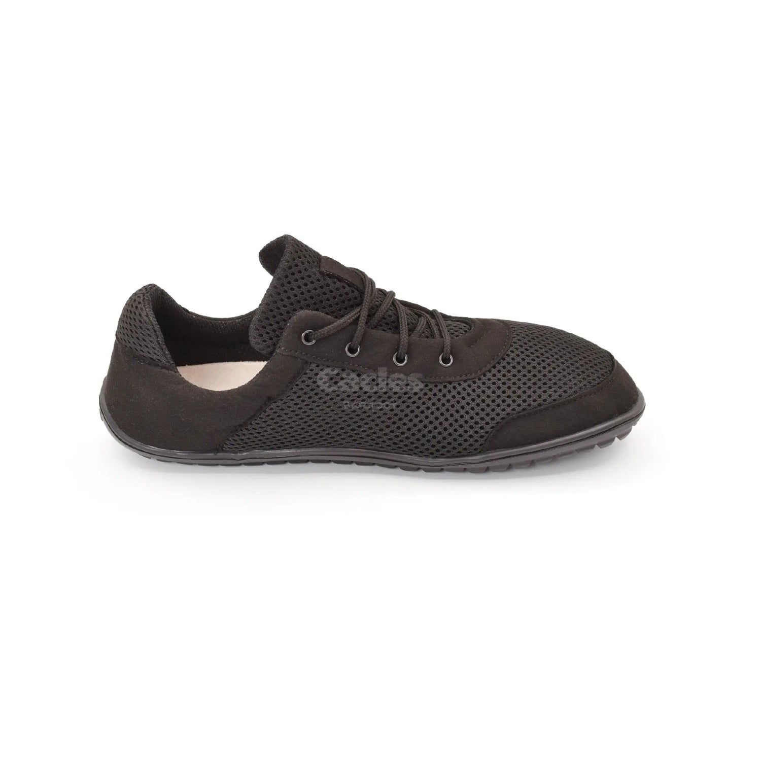 Beda - BF0002/SK black - Deportivas Barefoot Veganas de Adulto